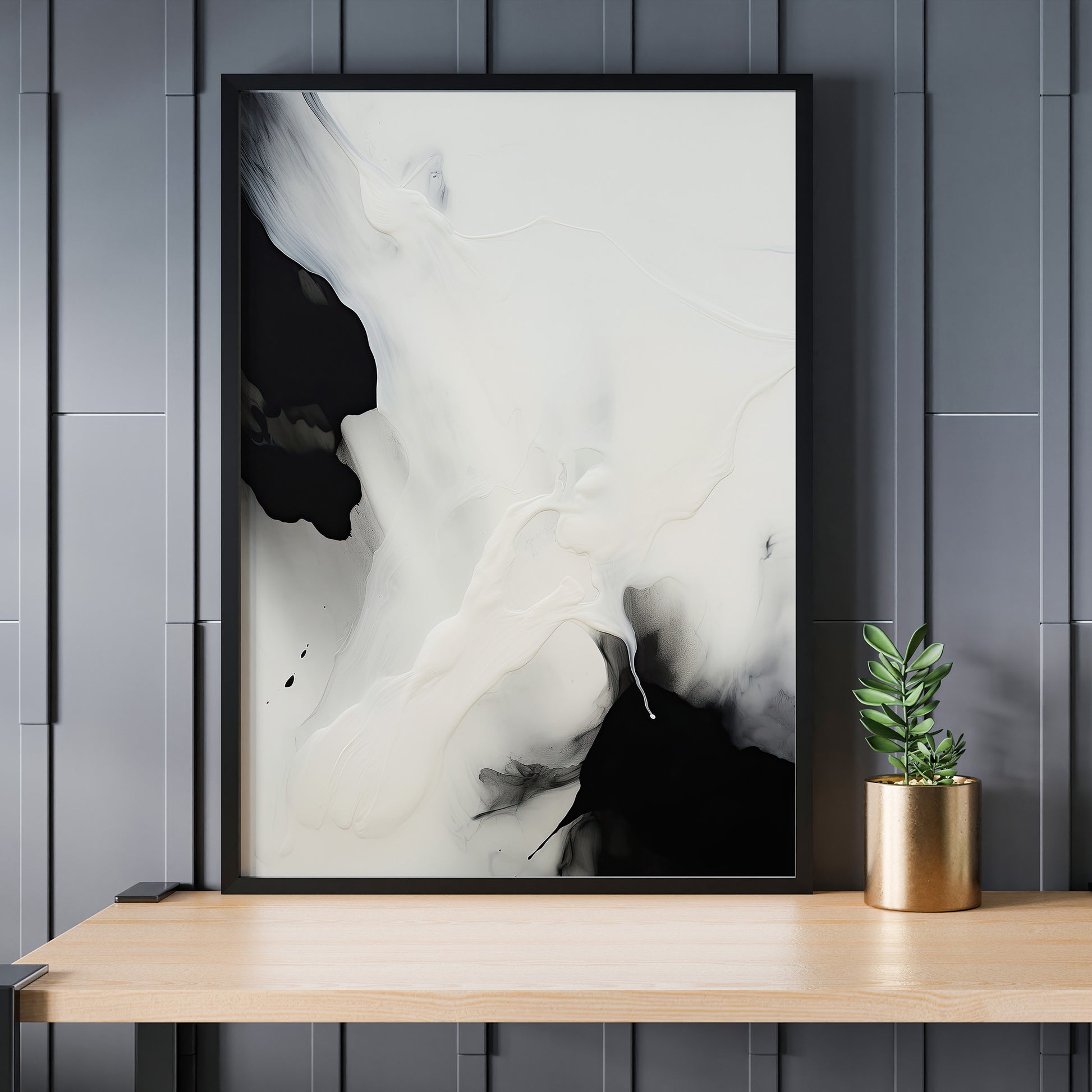 Design Concept No. 24 for Whispered Shadows Modern Poster Art