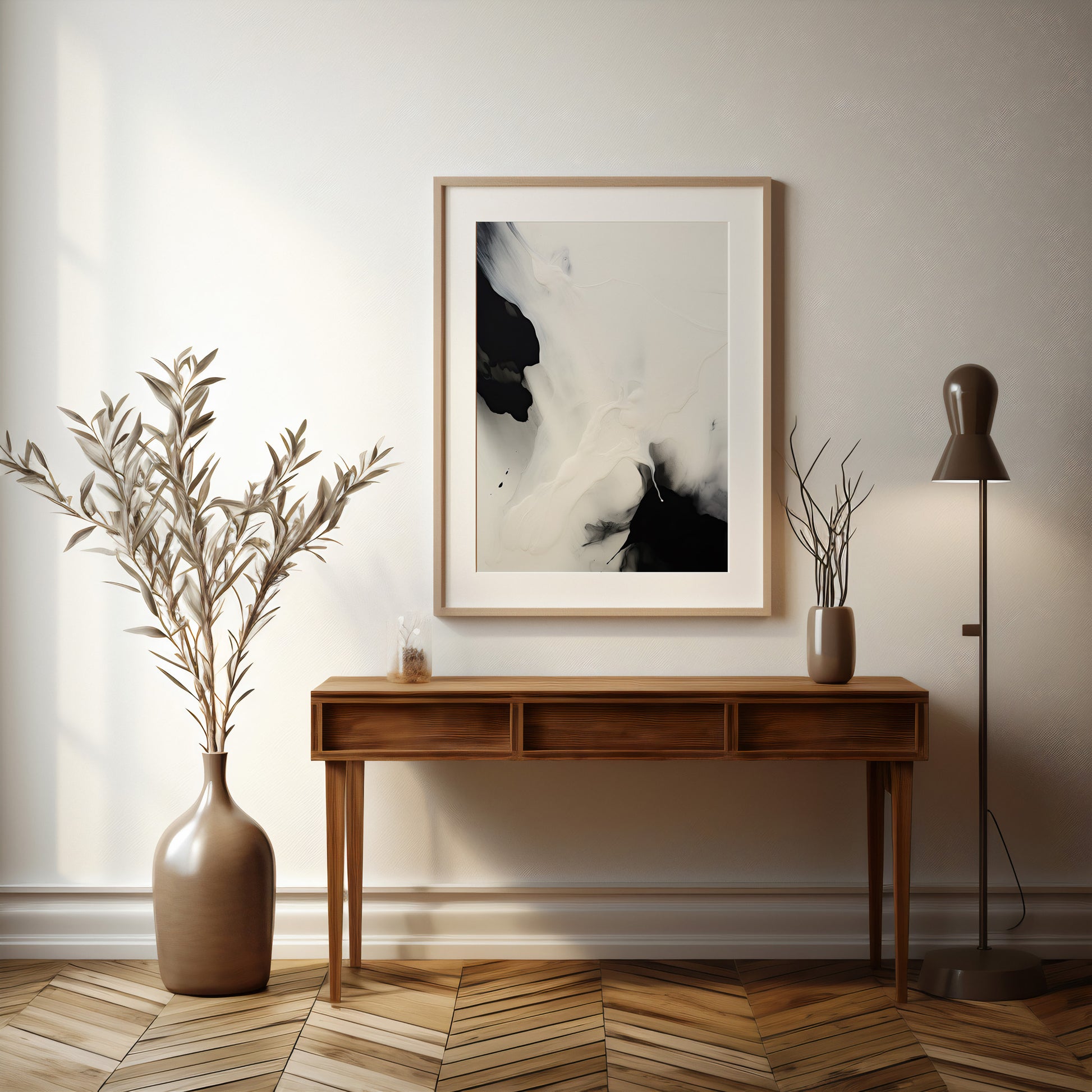 Design Concept No. 37 for Whispered Shadows Modern Poster Art