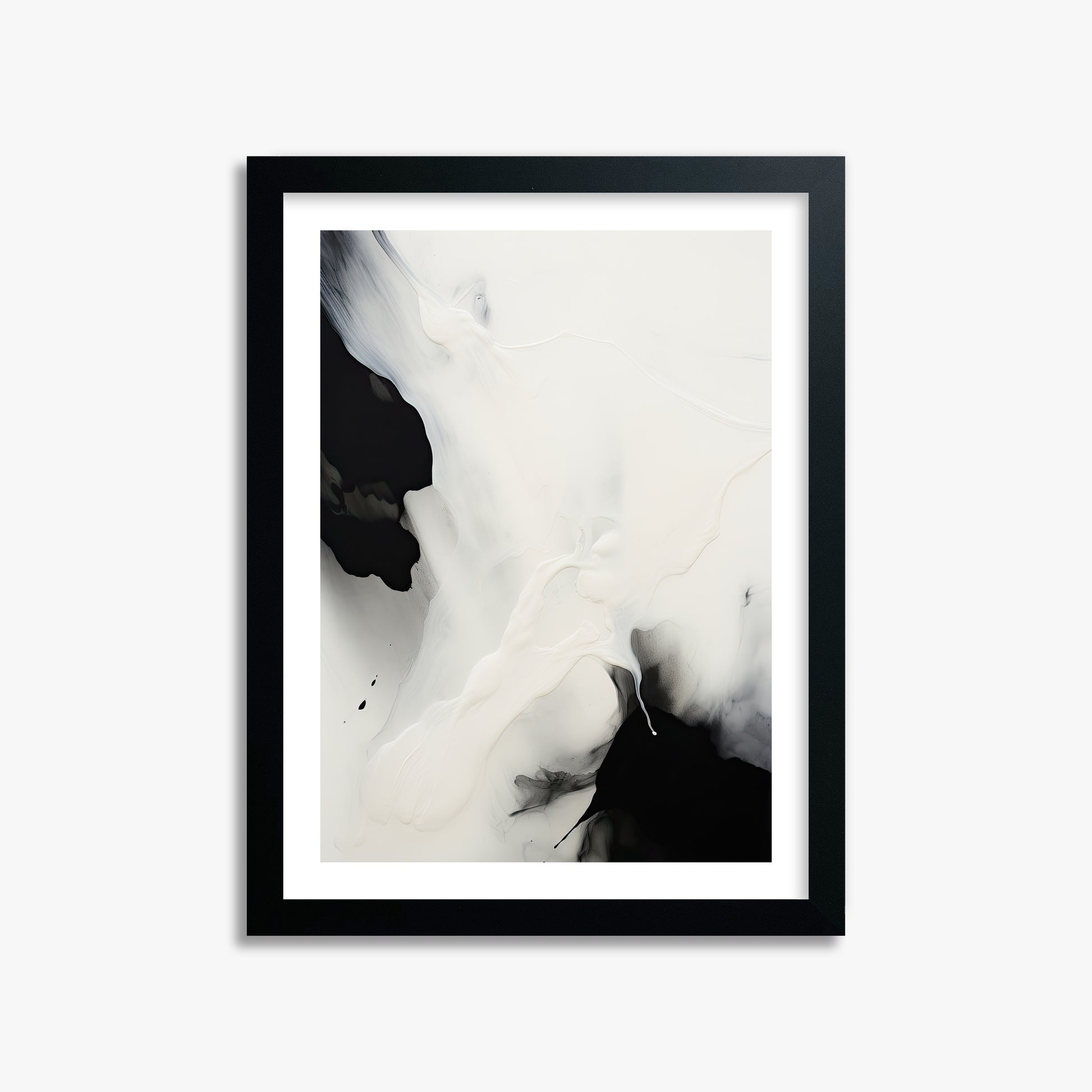 Whispered Shadows, 30x40cm Black Framed Art Reproduction