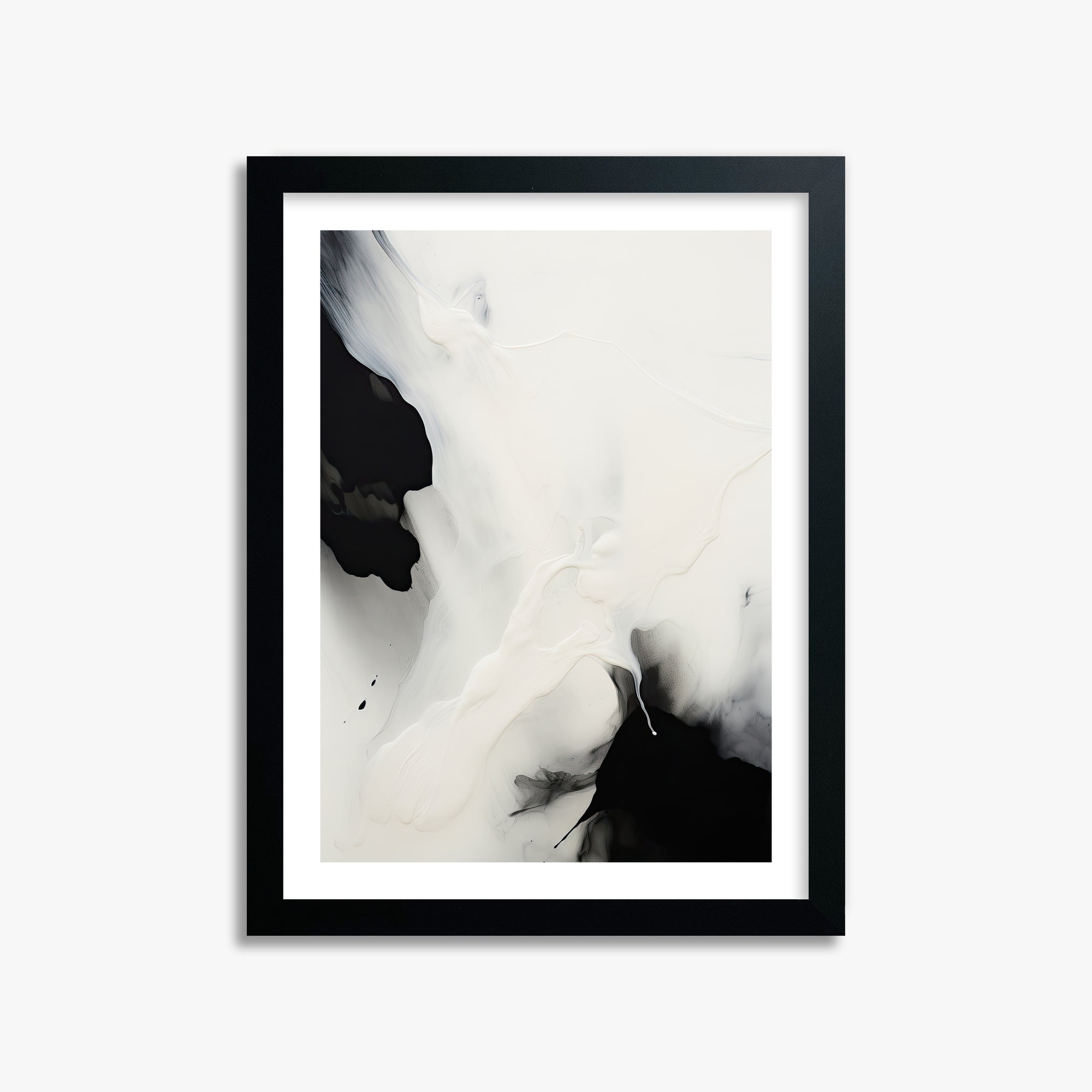 Whispered Shadows, 30x40cm Black Framed Art Reproduction