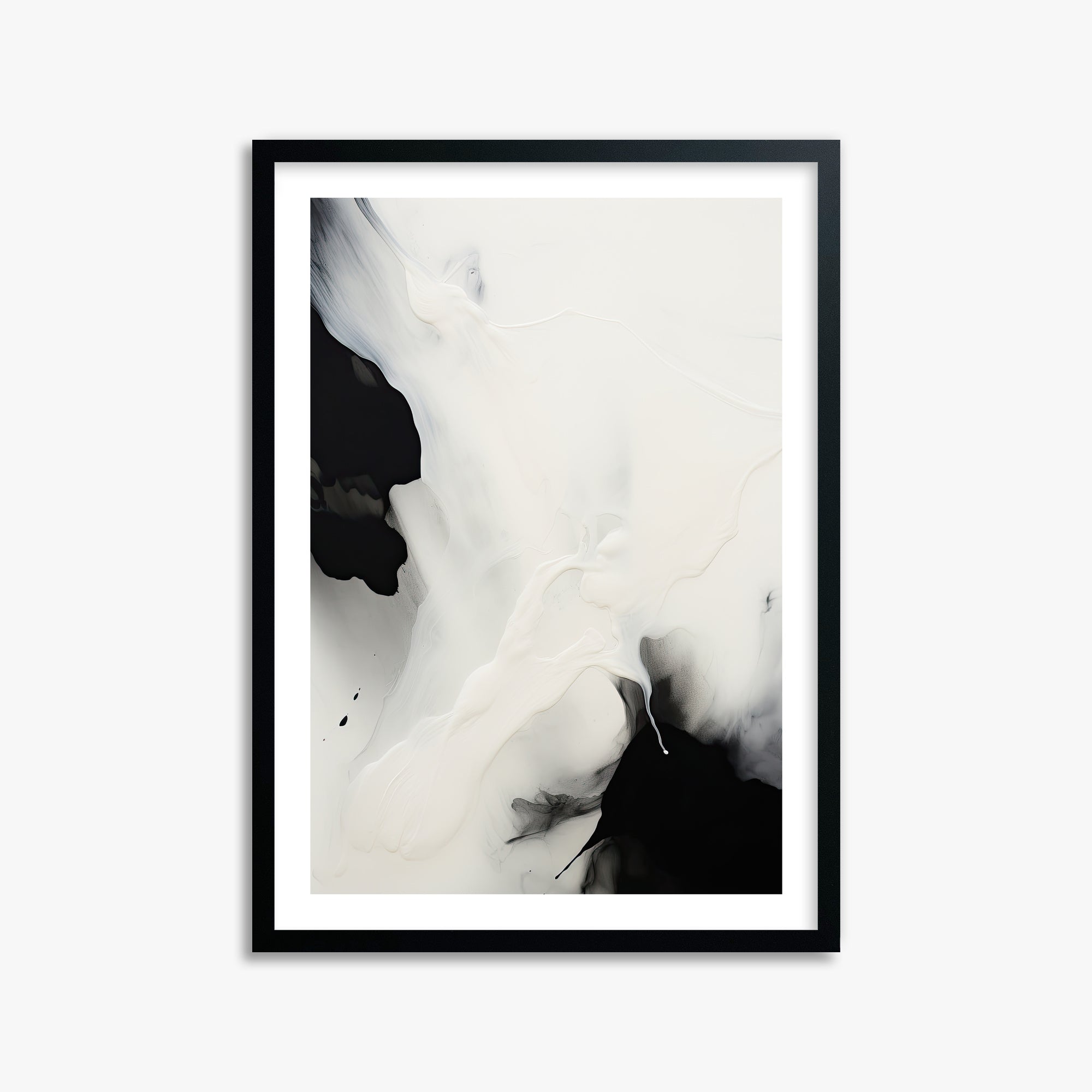 Whispered Shadows, 50x70cm Black Framed Art Reproduction
