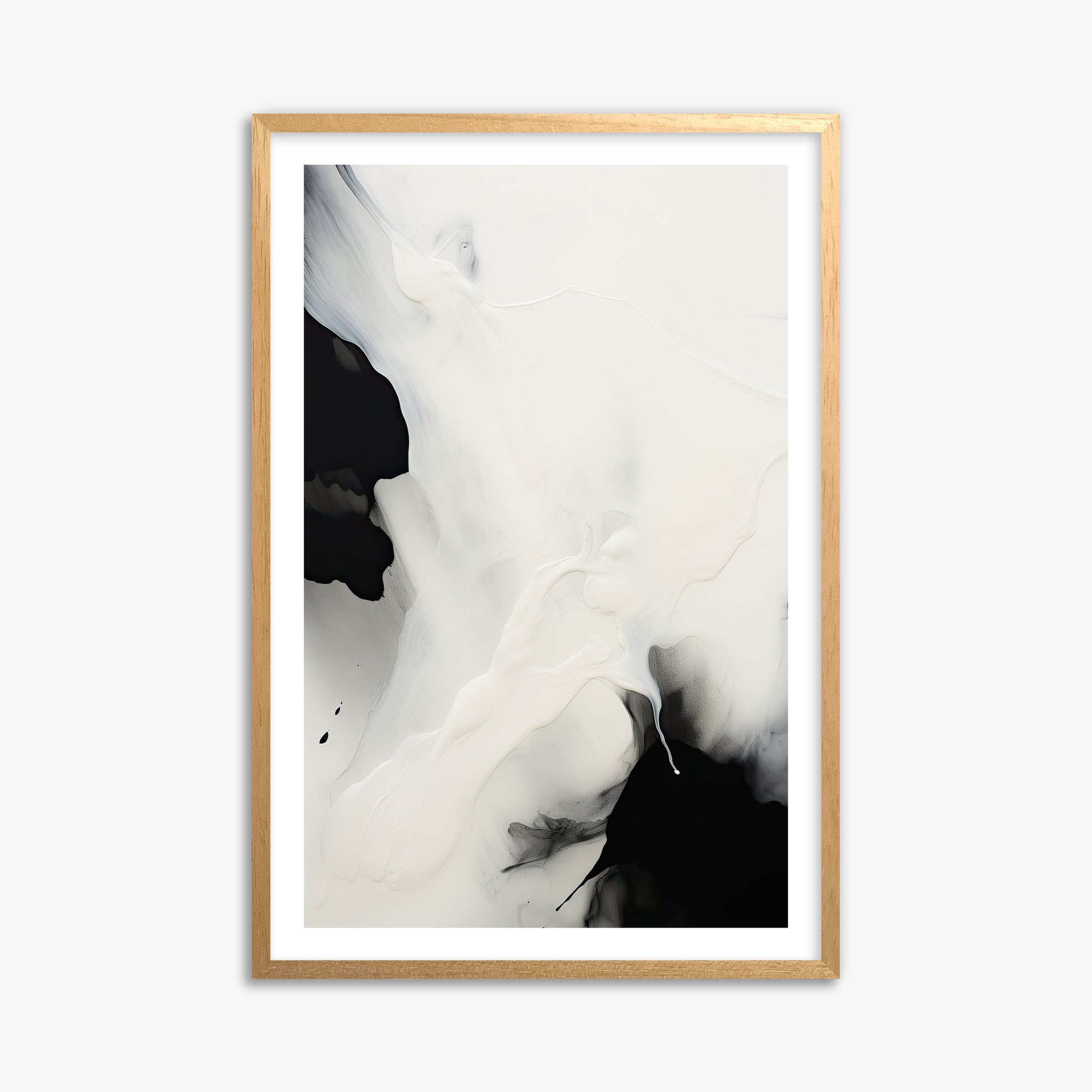 Whispered Shadows, 61x91cm Oak Framed Art Reproduction