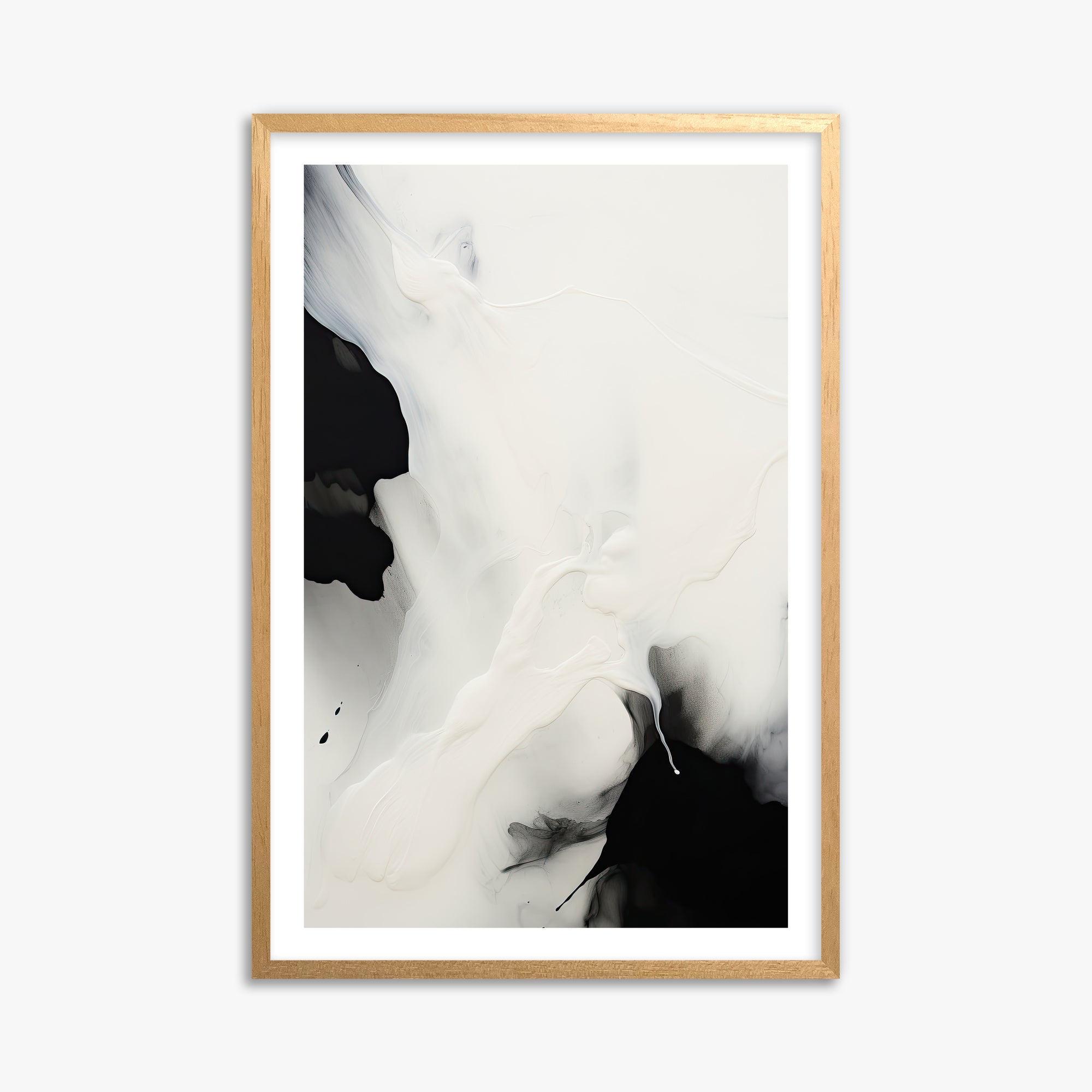 Whispered Shadows, 61x91cm Oak Framed Art Reproduction