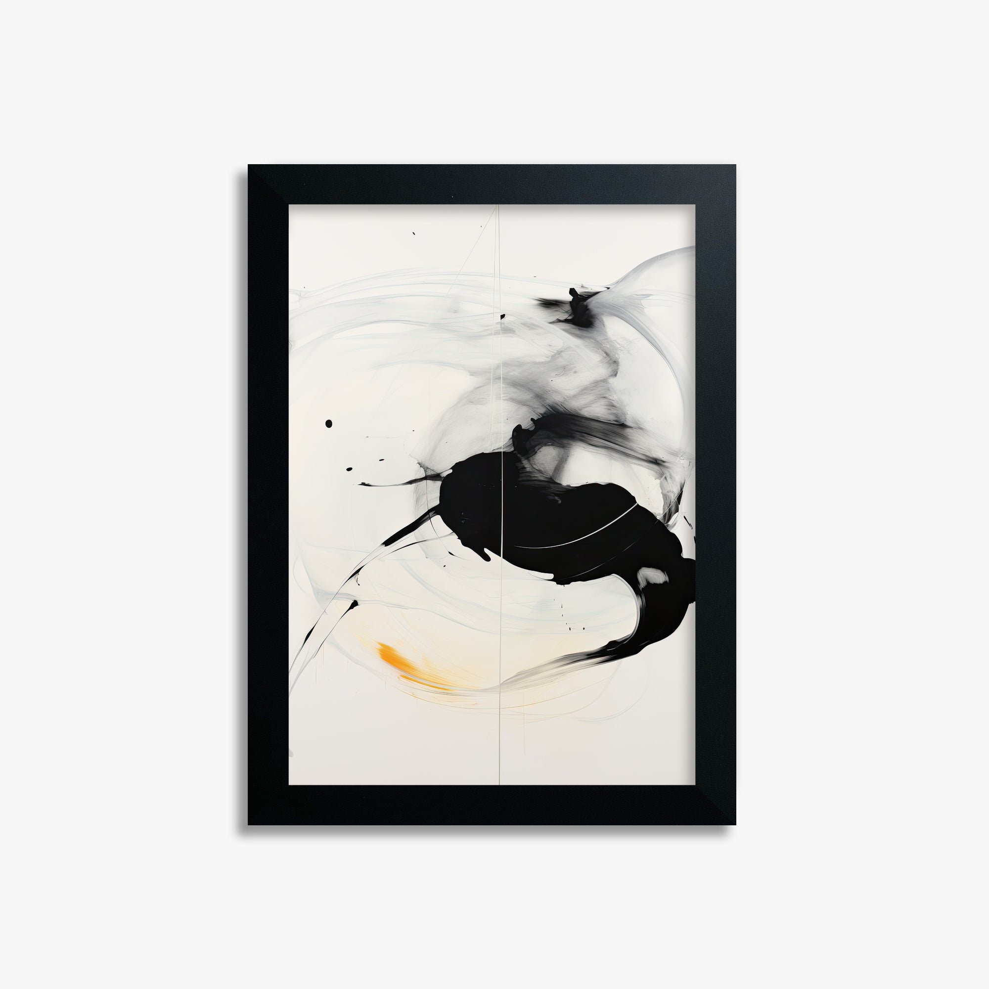Ethereal Motion, 21x30cm Framed Poster With Black Frame
