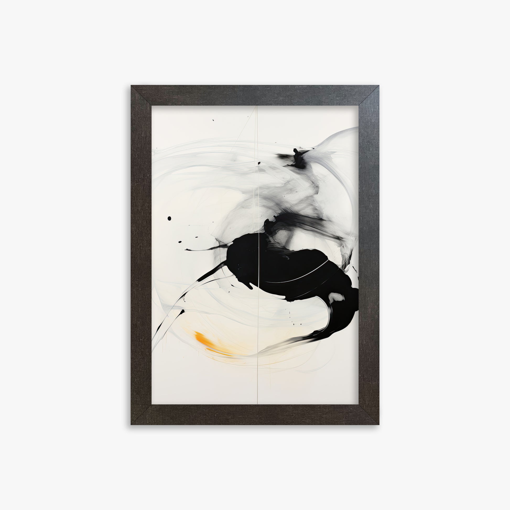 Ethereal Motion, 21x30cm Framed Art Reproduction With Espresso Frame