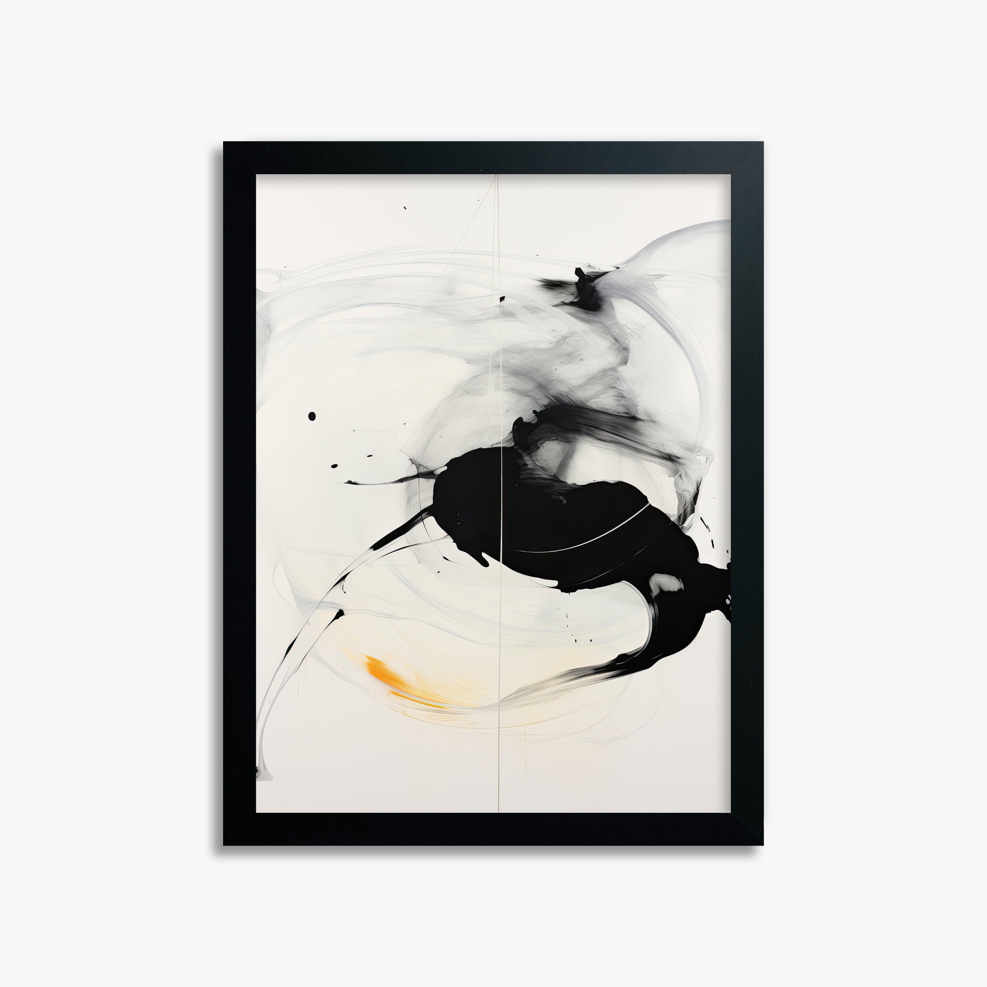 Ethereal Motion, 30x40cm Framed Poster With Black Frame