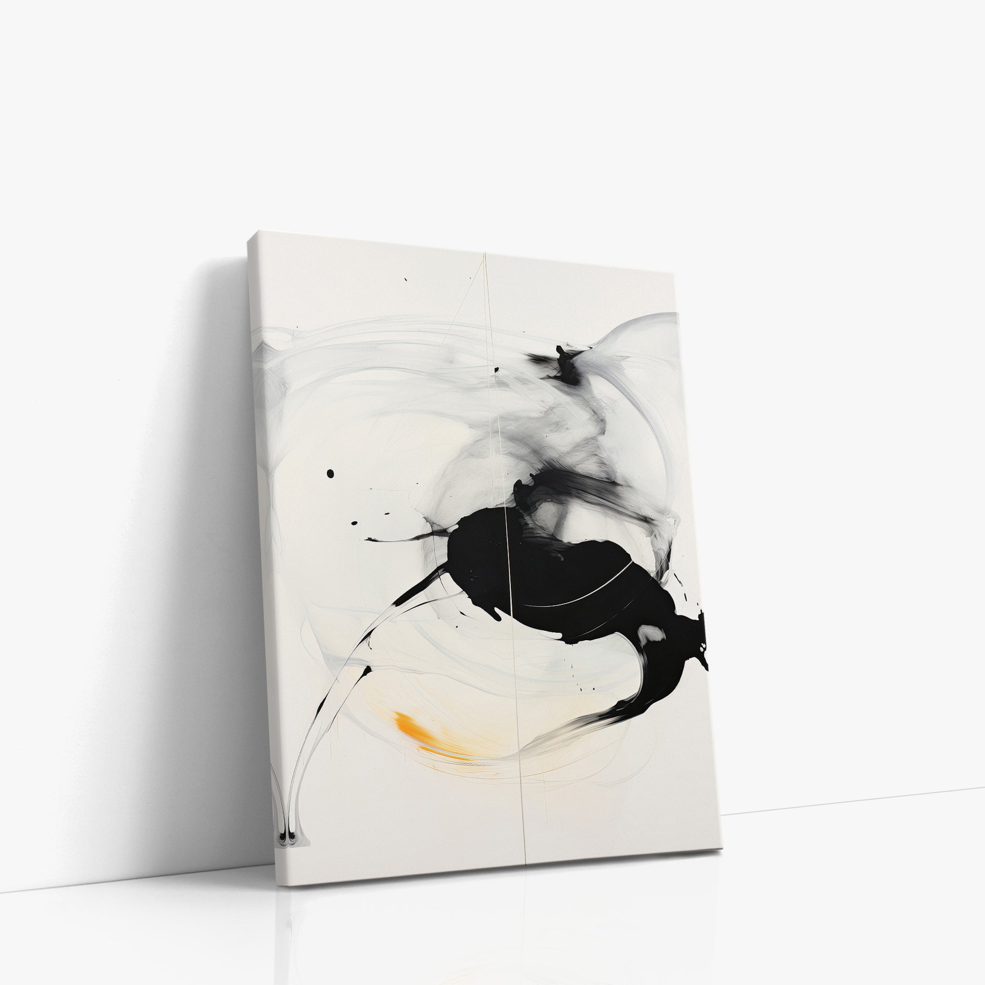 Ethereal Motion, 30x40cm Satin Canvas Art Reproduction Left Angle