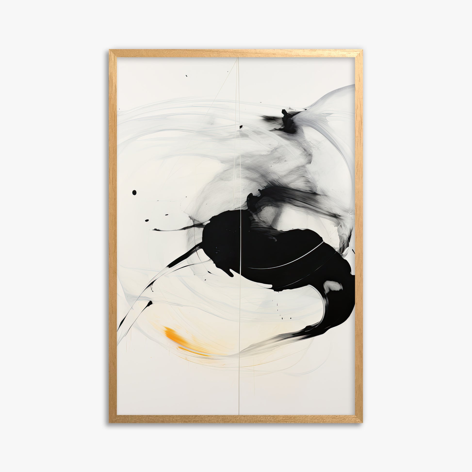 Ethereal Motion, 61x91cm Framed Poster With Oak Frame