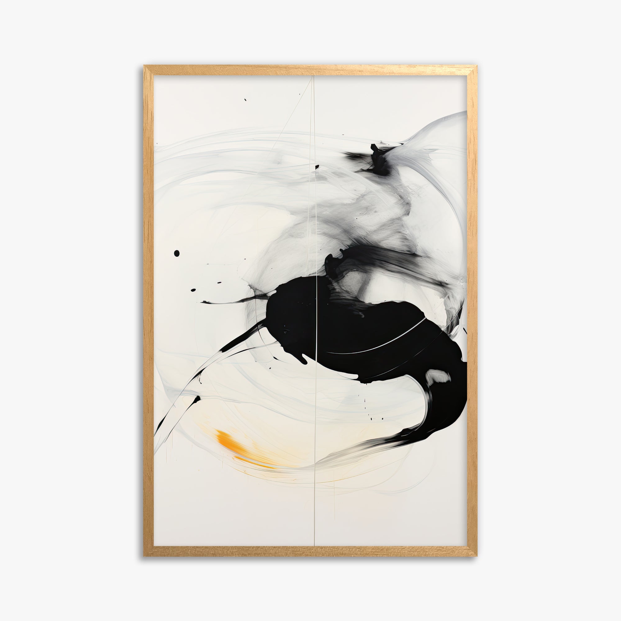Ethereal Motion, 61x91cm Framed Poster With Oak Frame