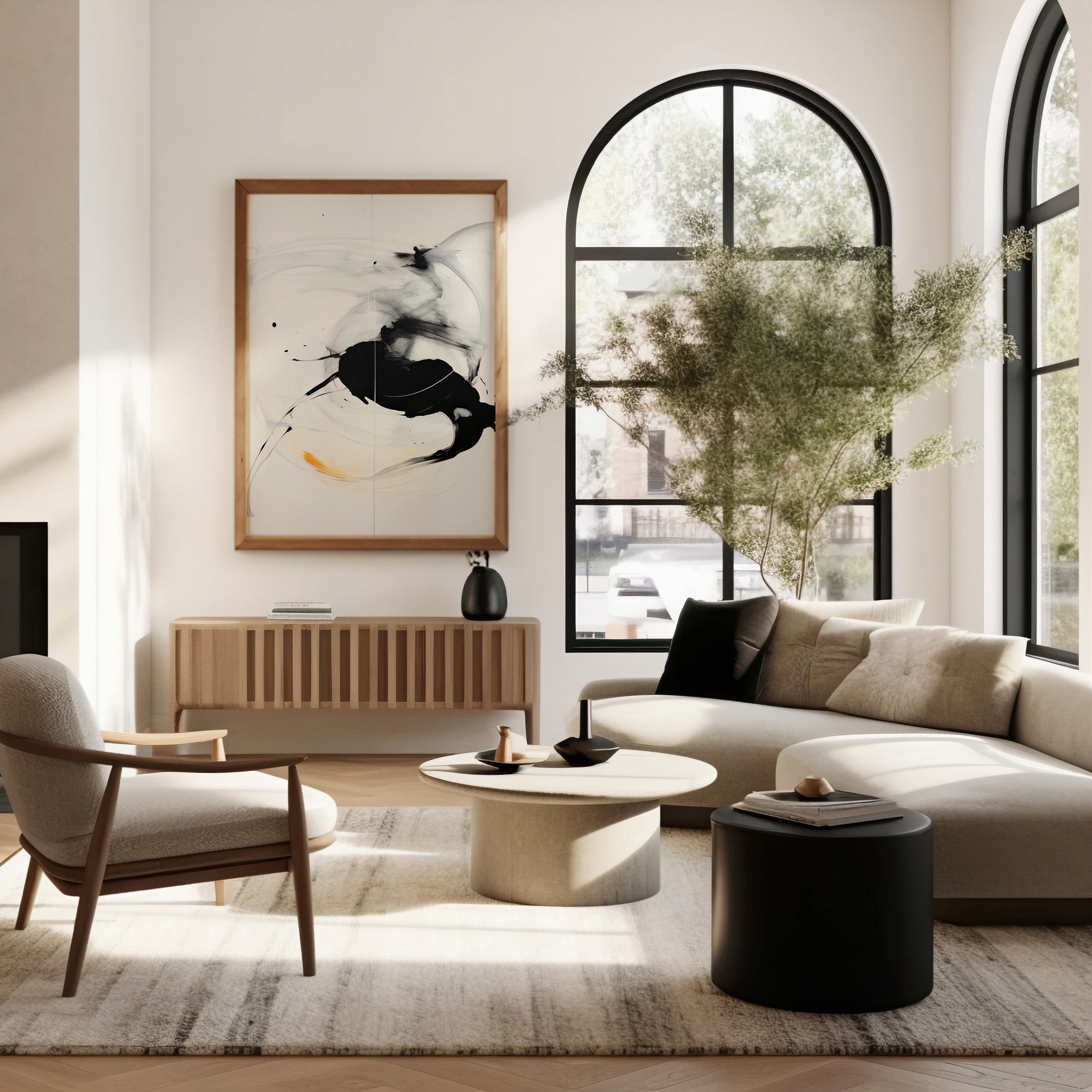 Design Concept No. 40 for Ethereal Motion Modern Poster Art