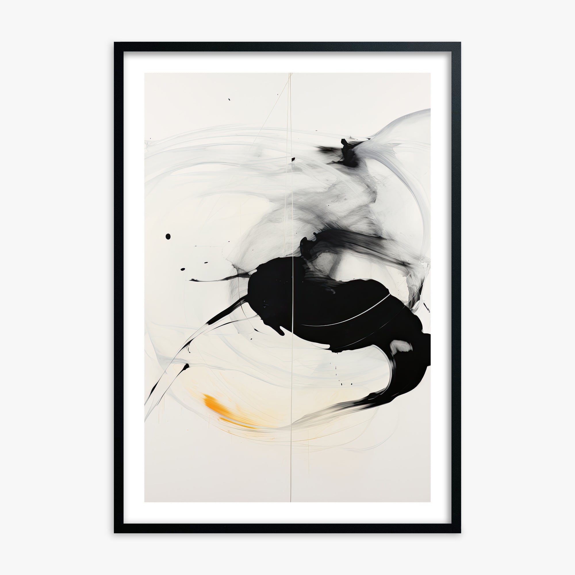 Ethereal Motion, 70x100cm Black Framed Art Reproduction