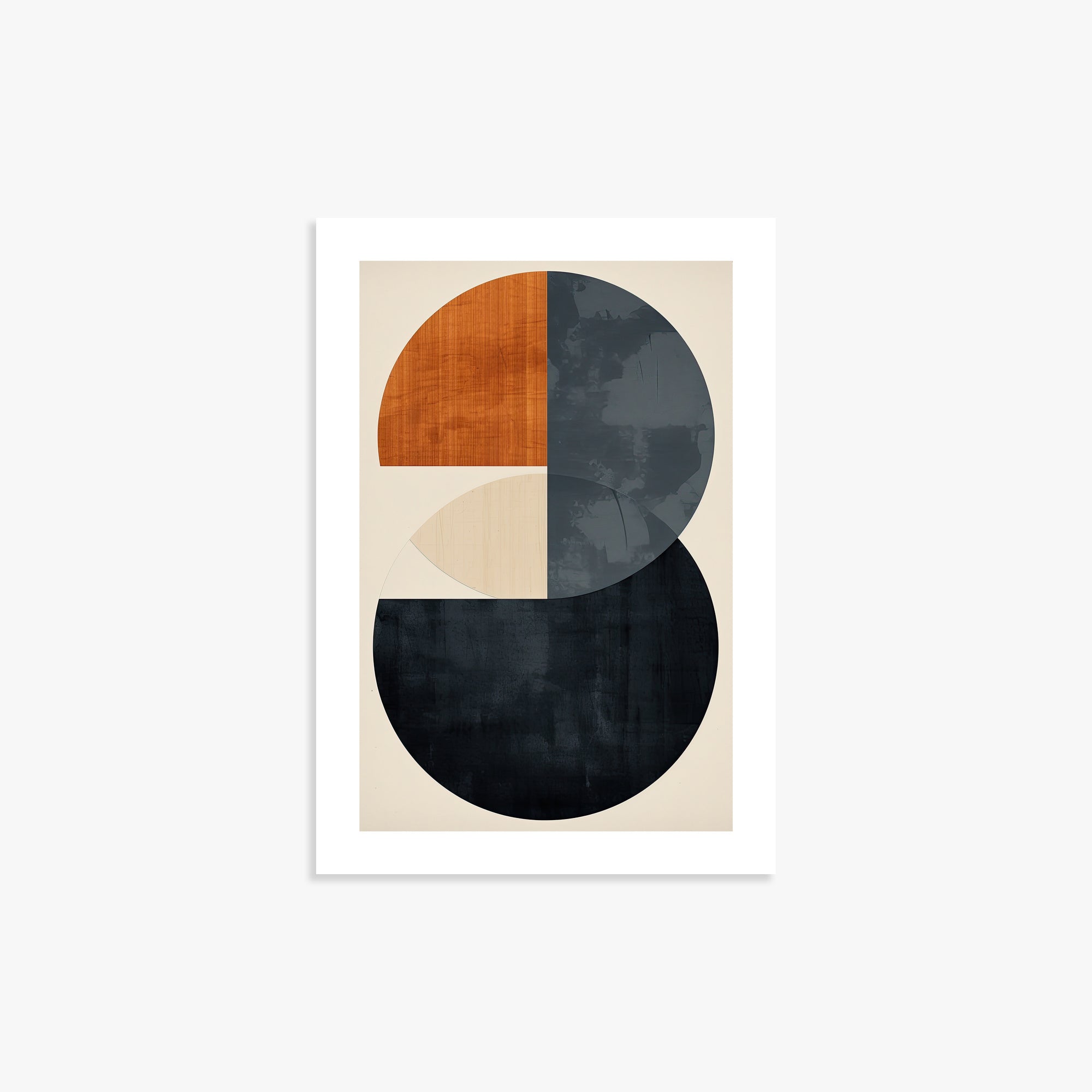 Geometric Eclipse, 21x30cm Printed Poster