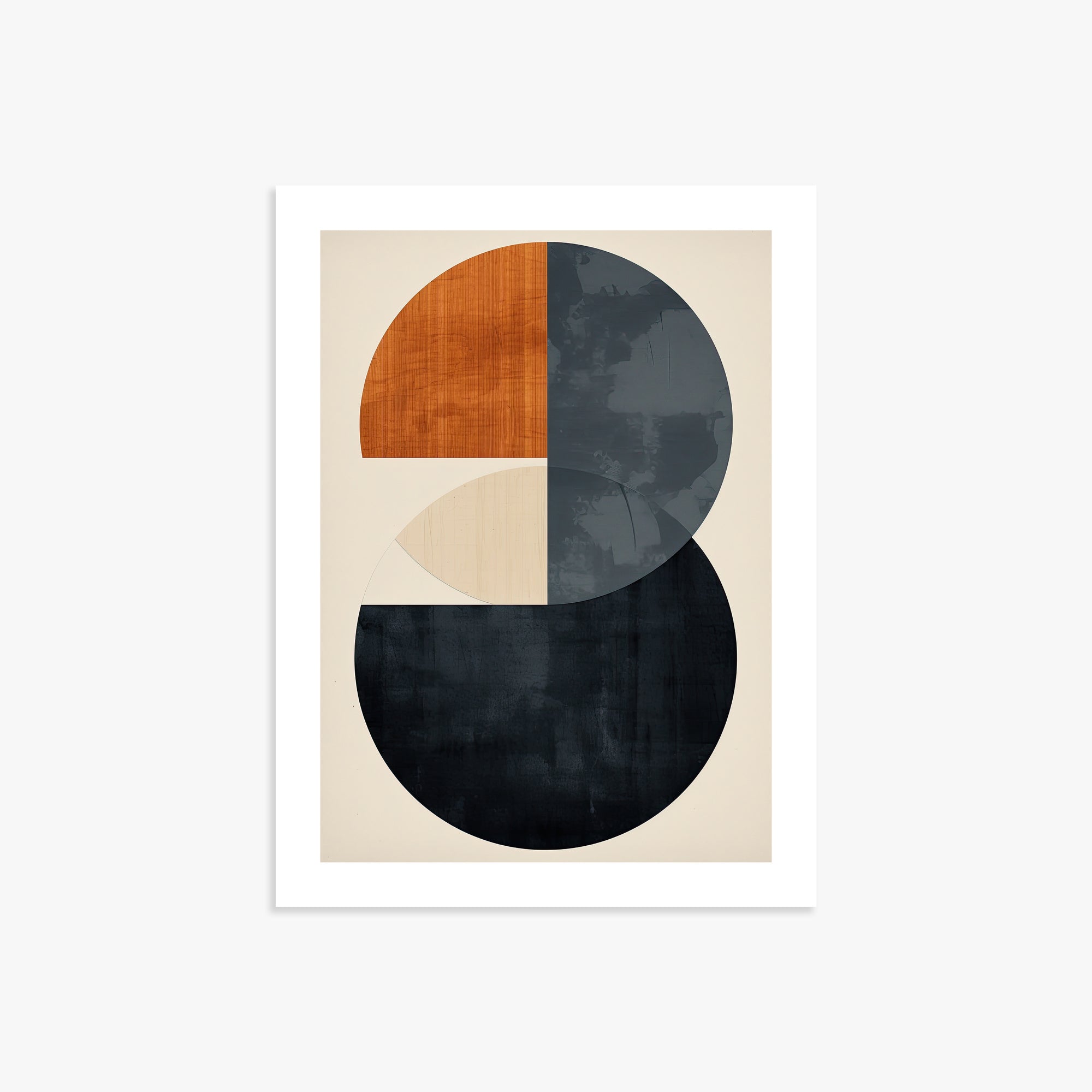 Geometric Eclipse, 30x40cm Printed Poster