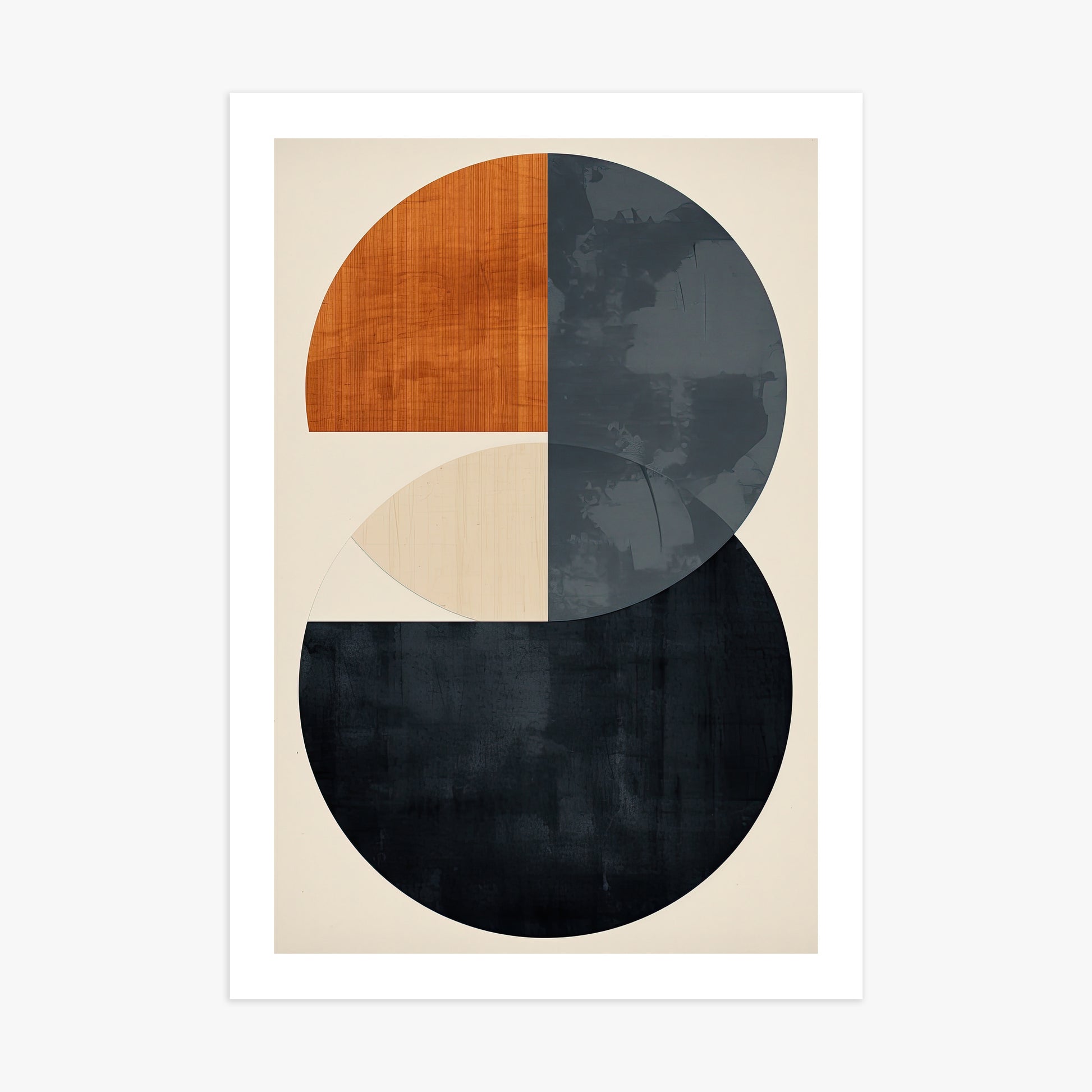 Geometric Eclipse, 70x100cm Printed Poster