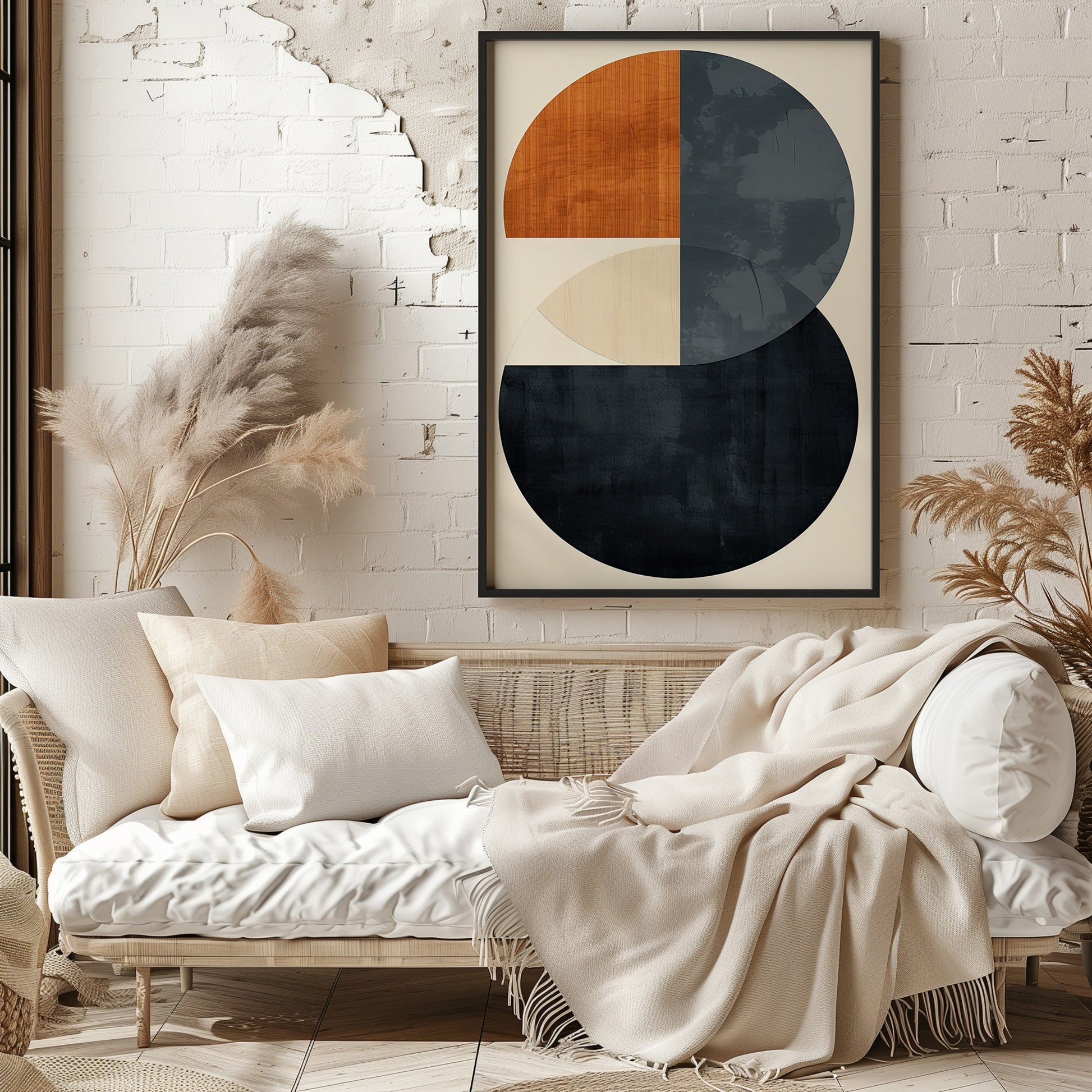 Design Concept No. 29 for Geometric Eclipse Modern Poster Art