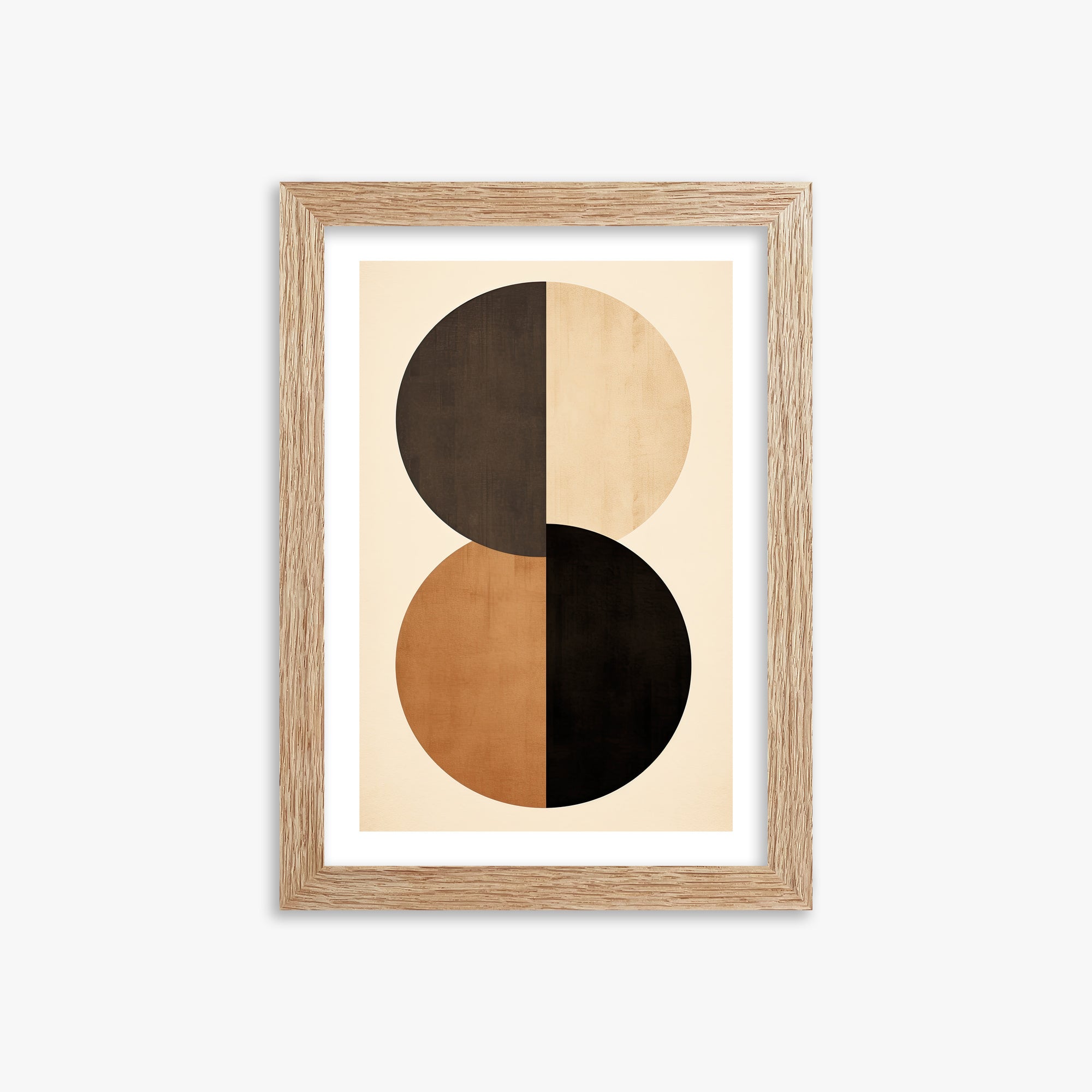 Earthbound Axis, 21x30cm Framed Art Reproduction With Raw Oak Frame
