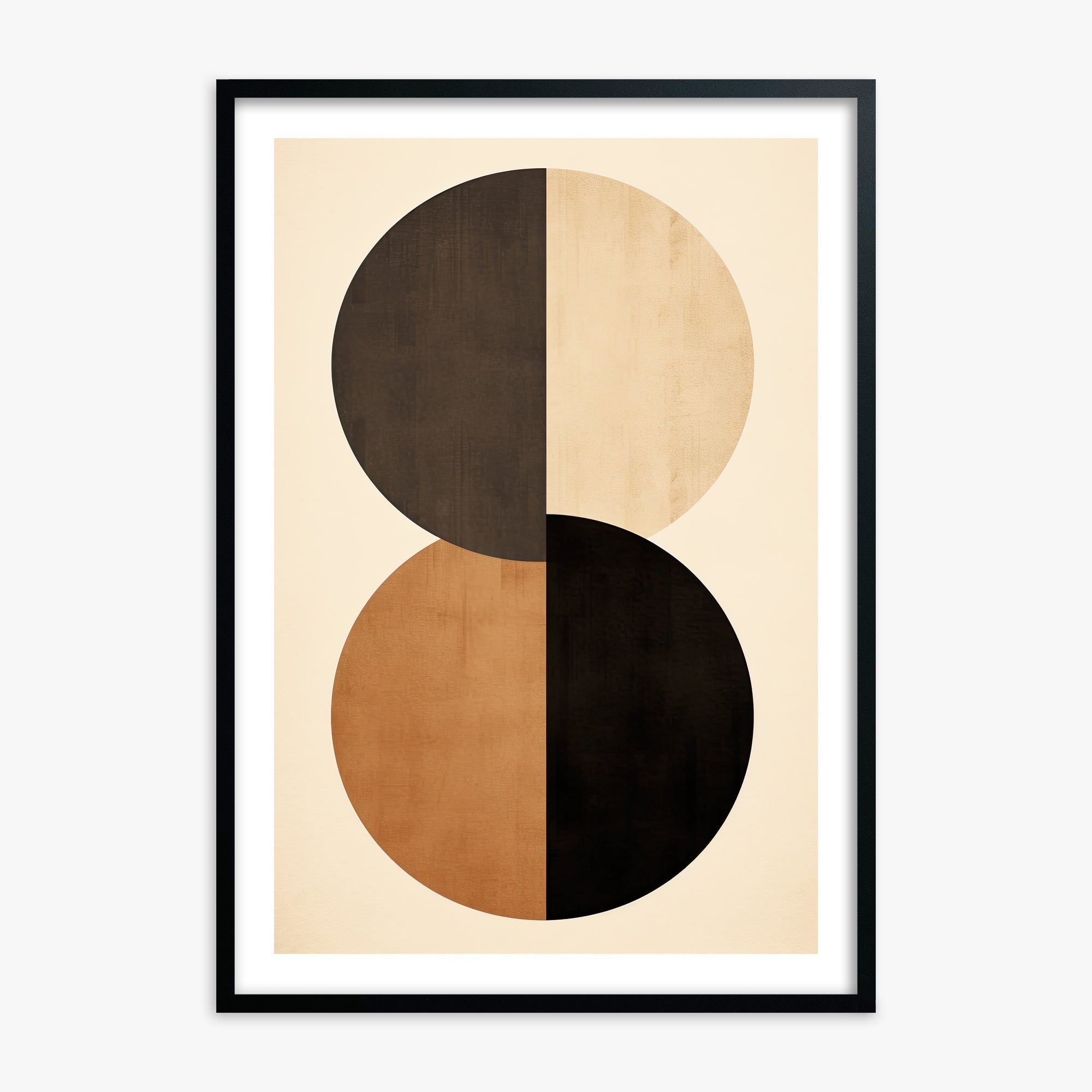 Earthbound Axis, 70x100cm Black Framed Art Reproduction