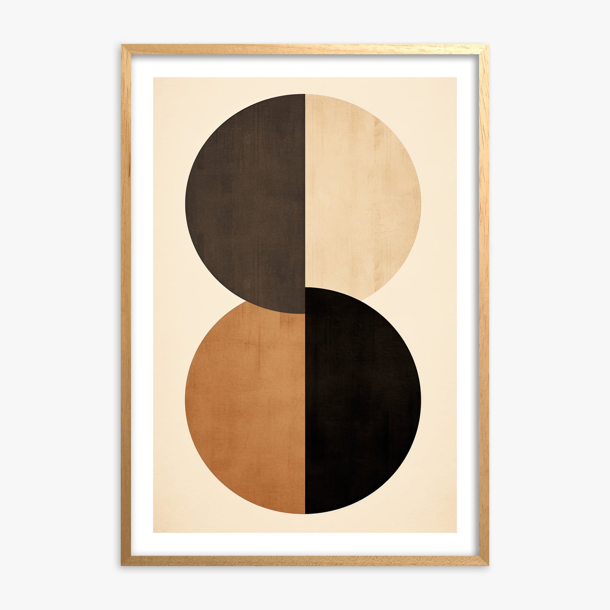 Earthbound Axis, 70x100cm Oak Framed Art Reproduction