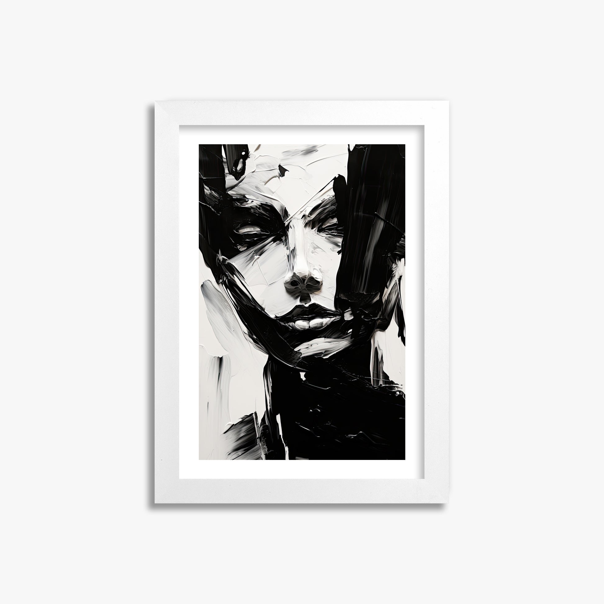 Monochrome Whisper, 21x30cm Whitek Framed Art Reproduction
