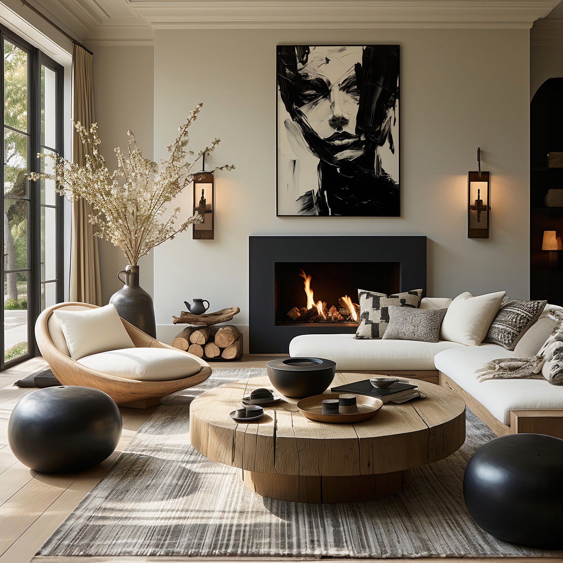 Design Concept No. 39 for Monochrome Whisper Modern Poster Art