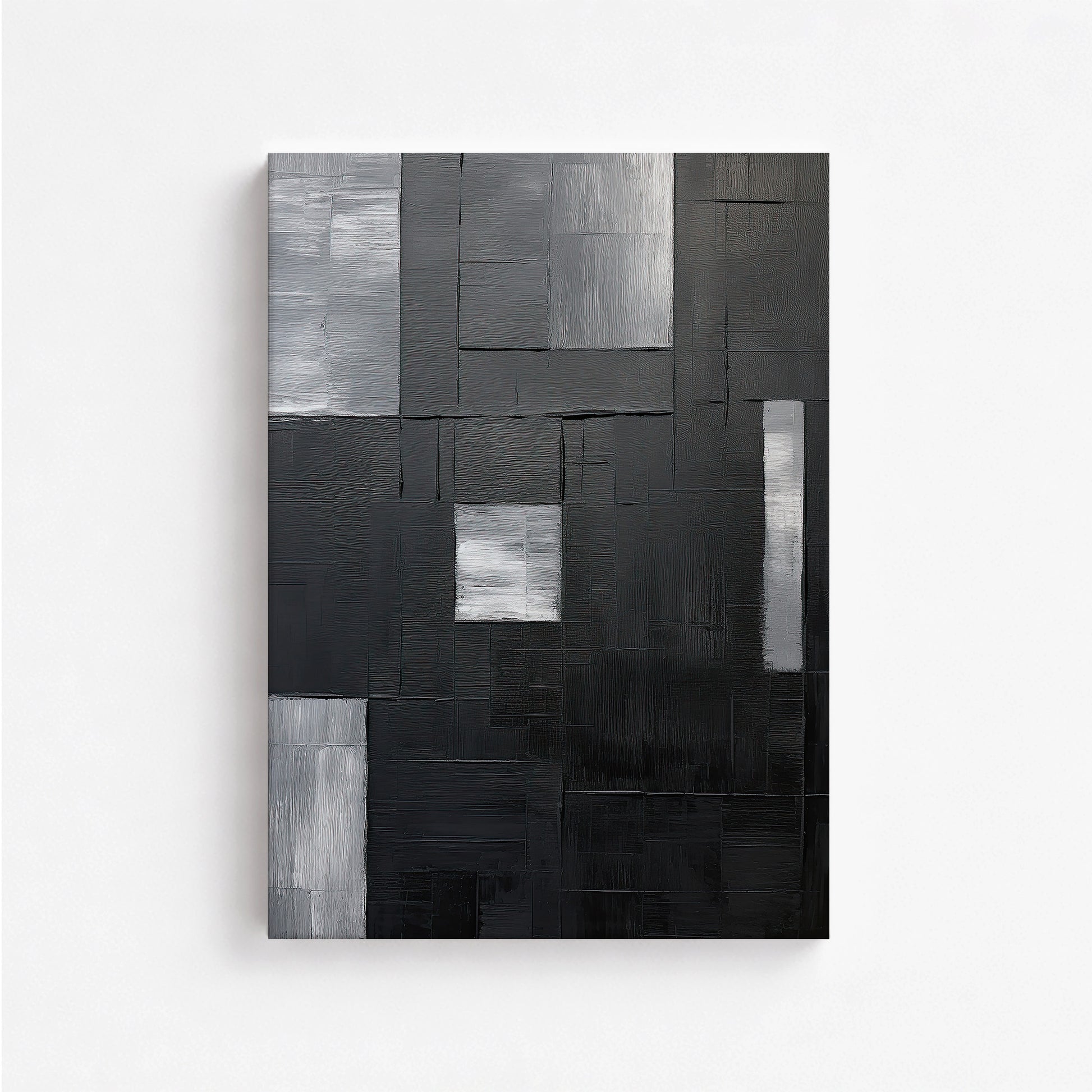 Urban Mosaic, 50x70cm Satin Canvas Art Reproduction