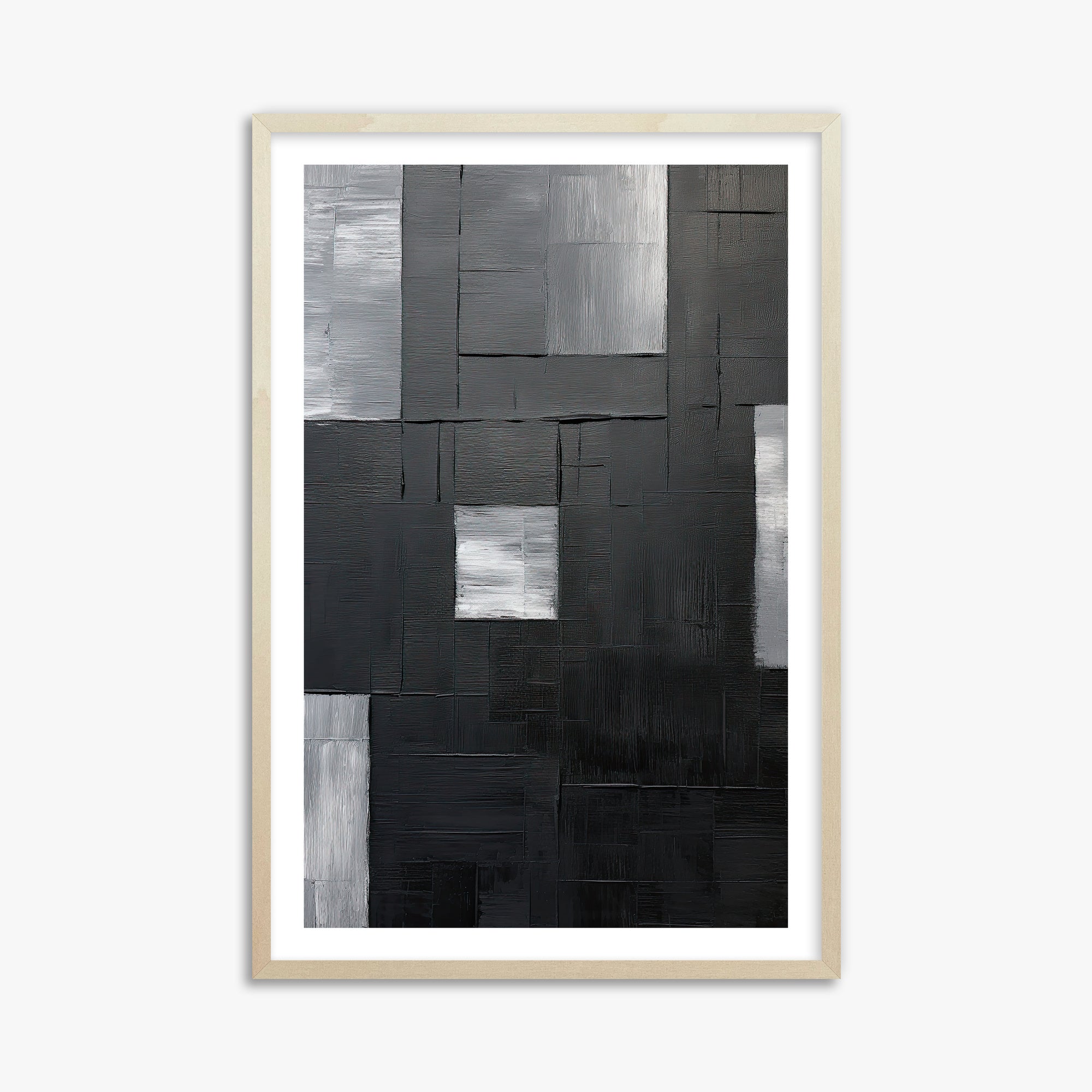 Urban Mosaic, 61x91cm Framed Art Reproduction With Lime Wood Frame