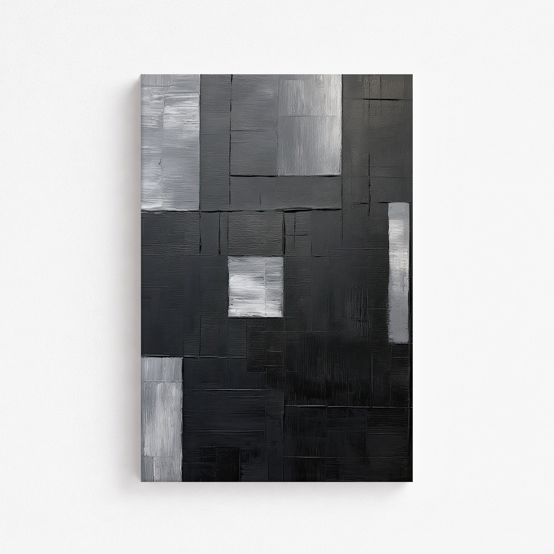 Urban Mosaic, 61x91cm Satin Canvas Art Reproduction