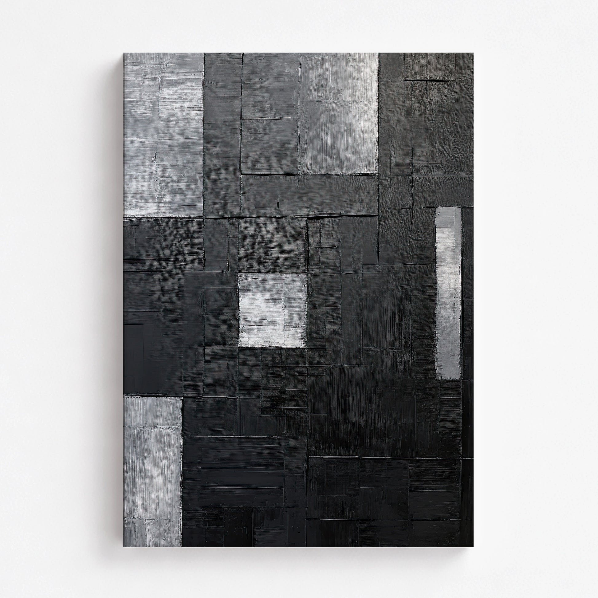 Urban Mosaic, 70x100cm Satin Canvas Art Reproduction