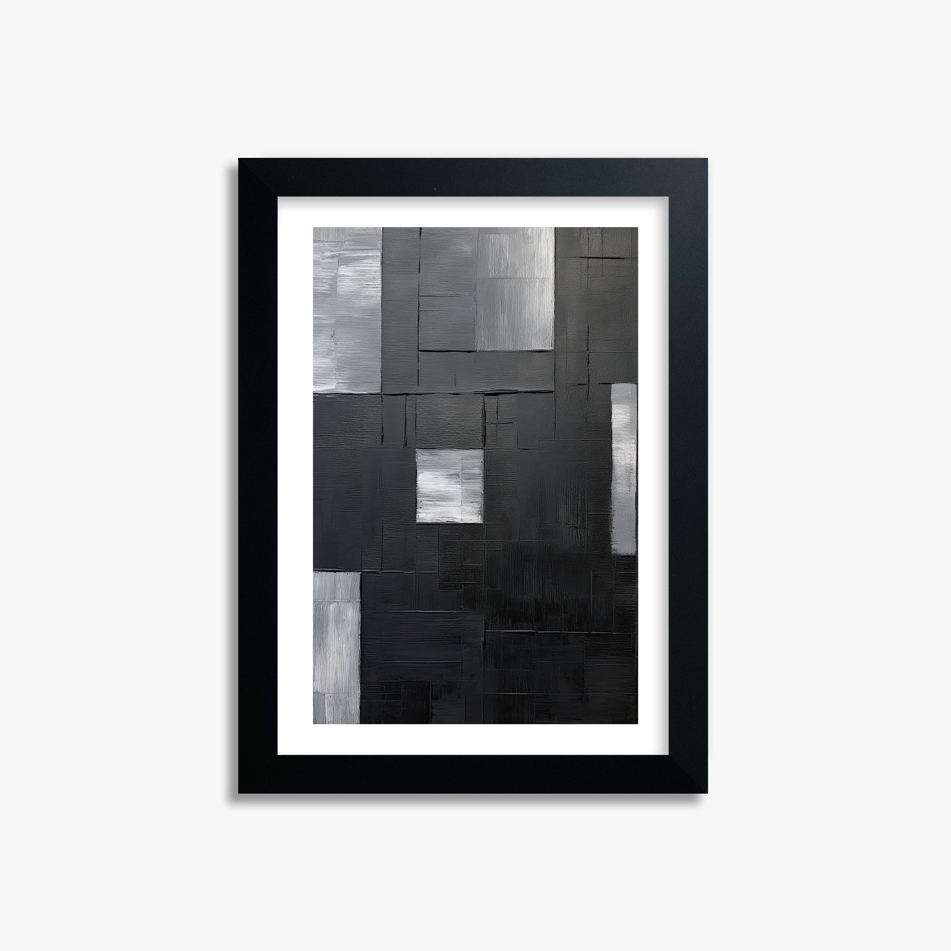 Urban Mosaic, 21x30cm Black Framed Art Reproduction