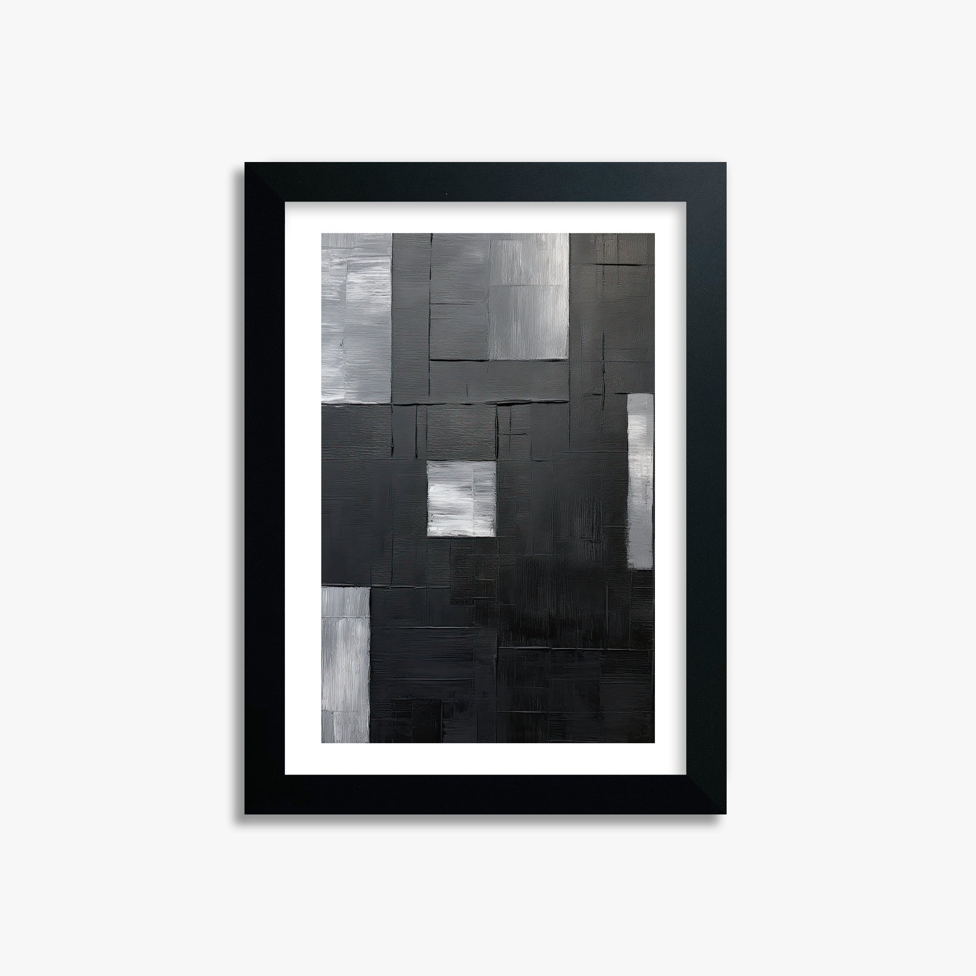 Urban Mosaic, 21x30cm Black Framed Art Reproduction