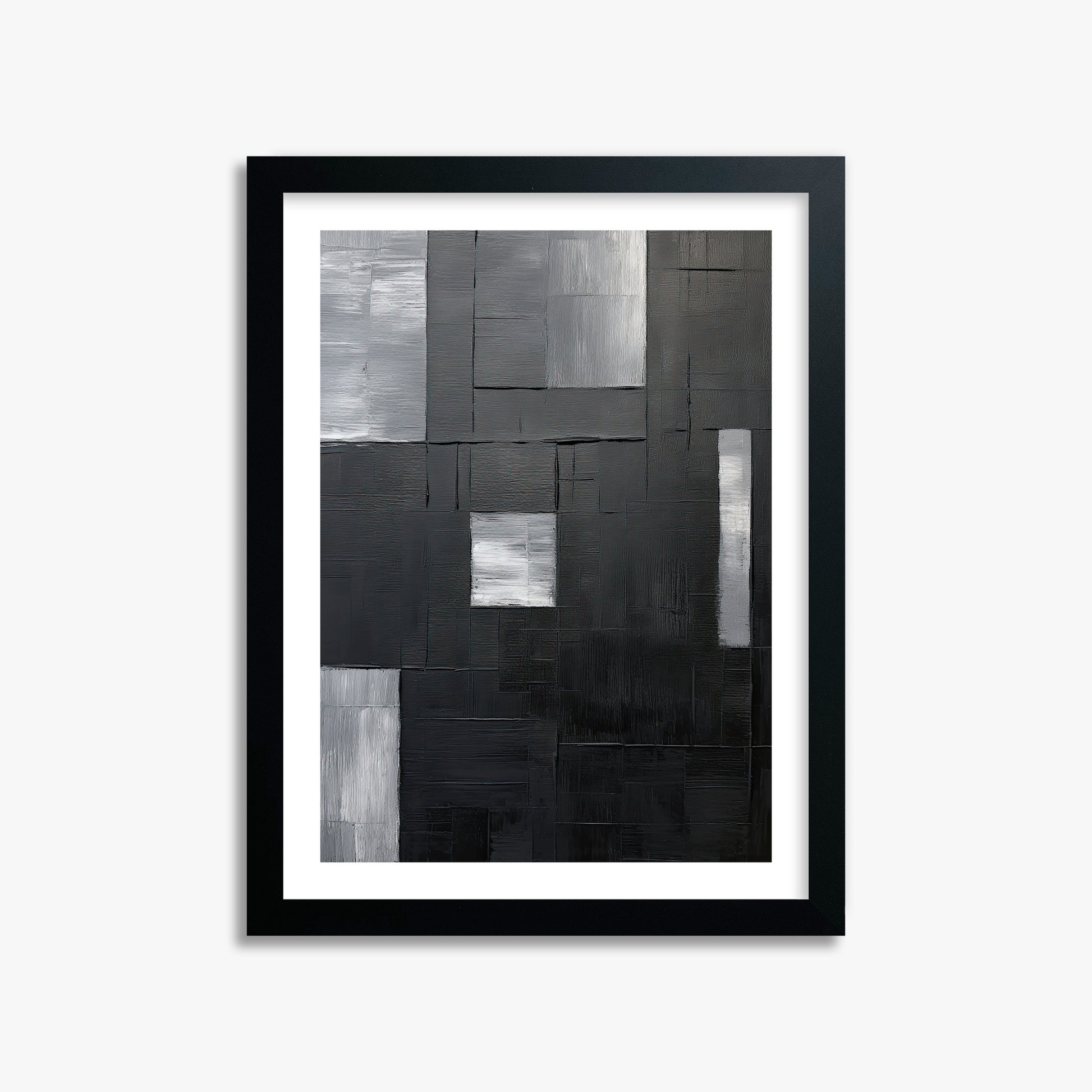 Urban Mosaic, 30x40cm Black Framed Art Reproduction
