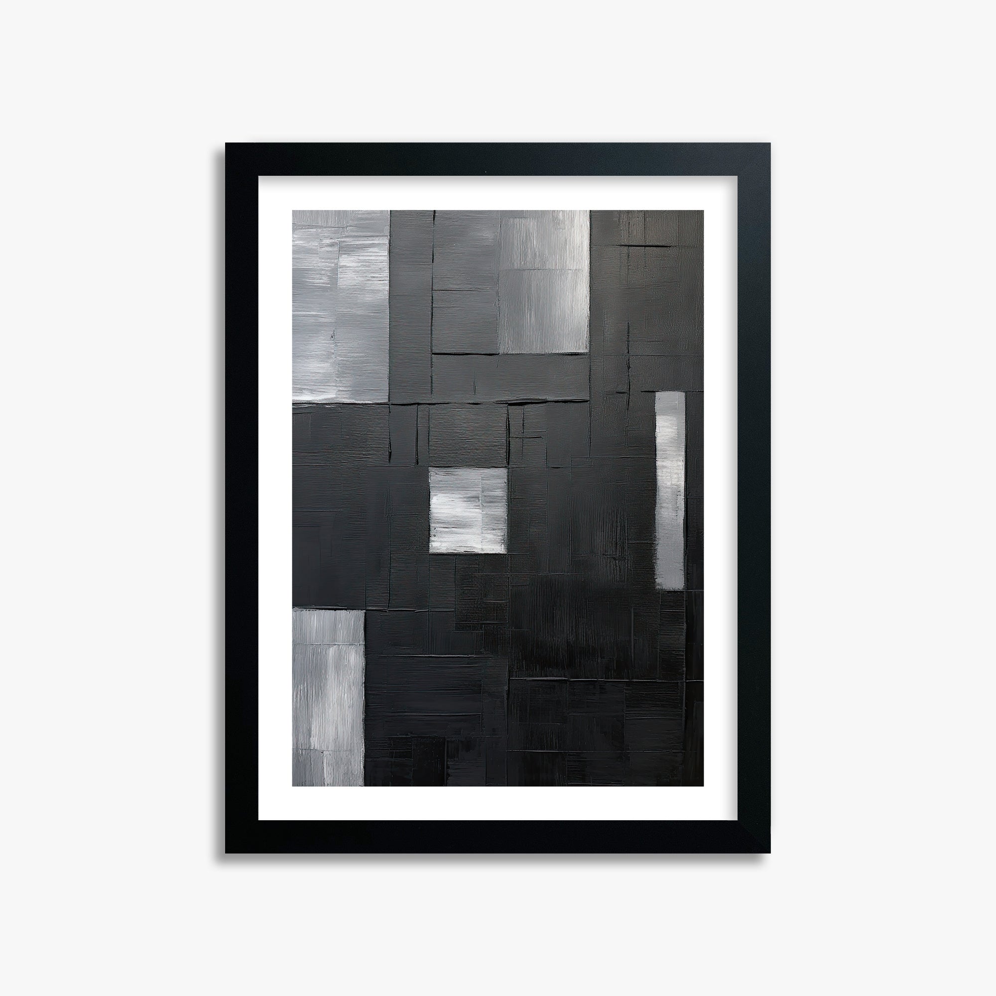 Urban Mosaic, 30x40cm Black Framed Art Reproduction