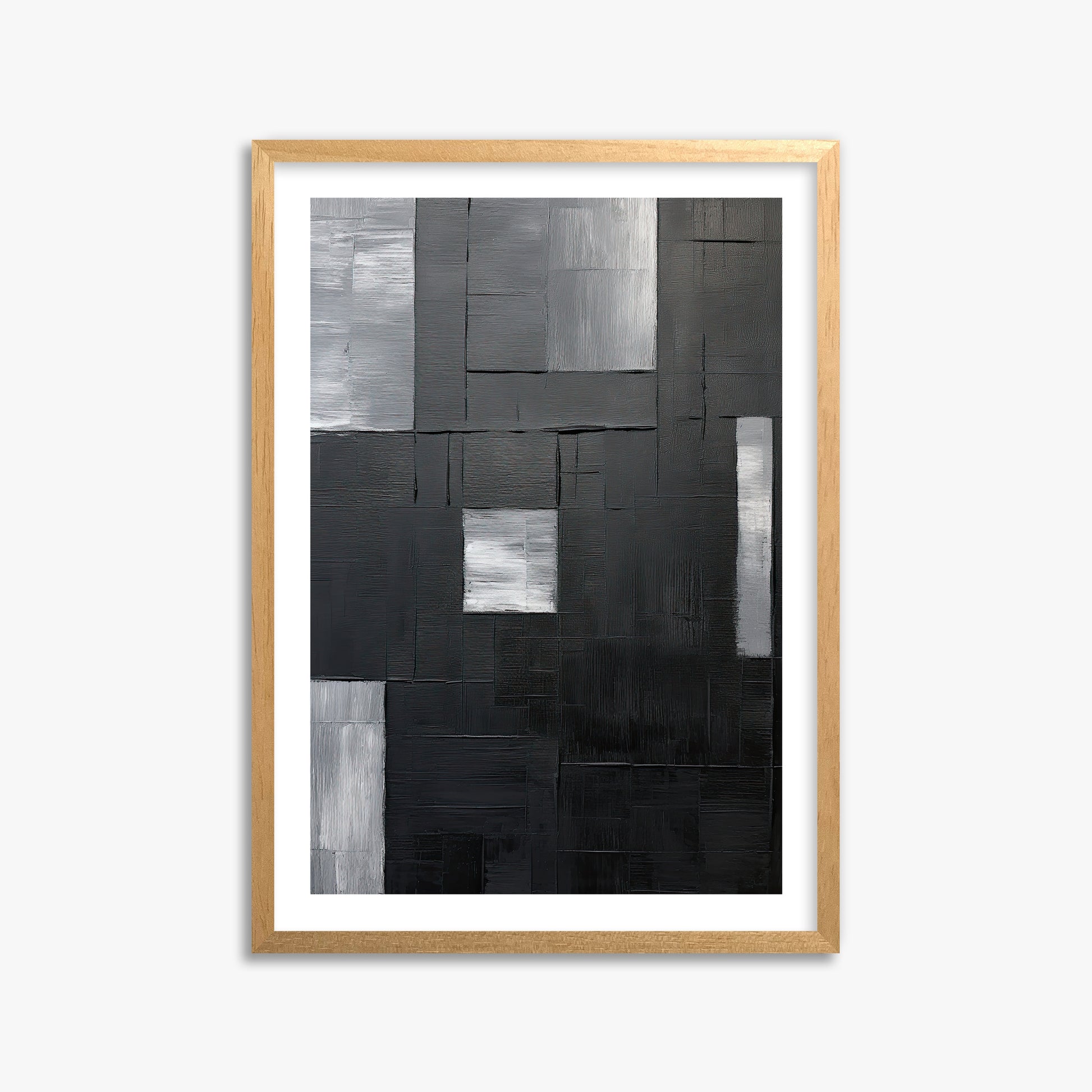 Urban Mosaic, 50x70cm Oak Framed Art Reproduction