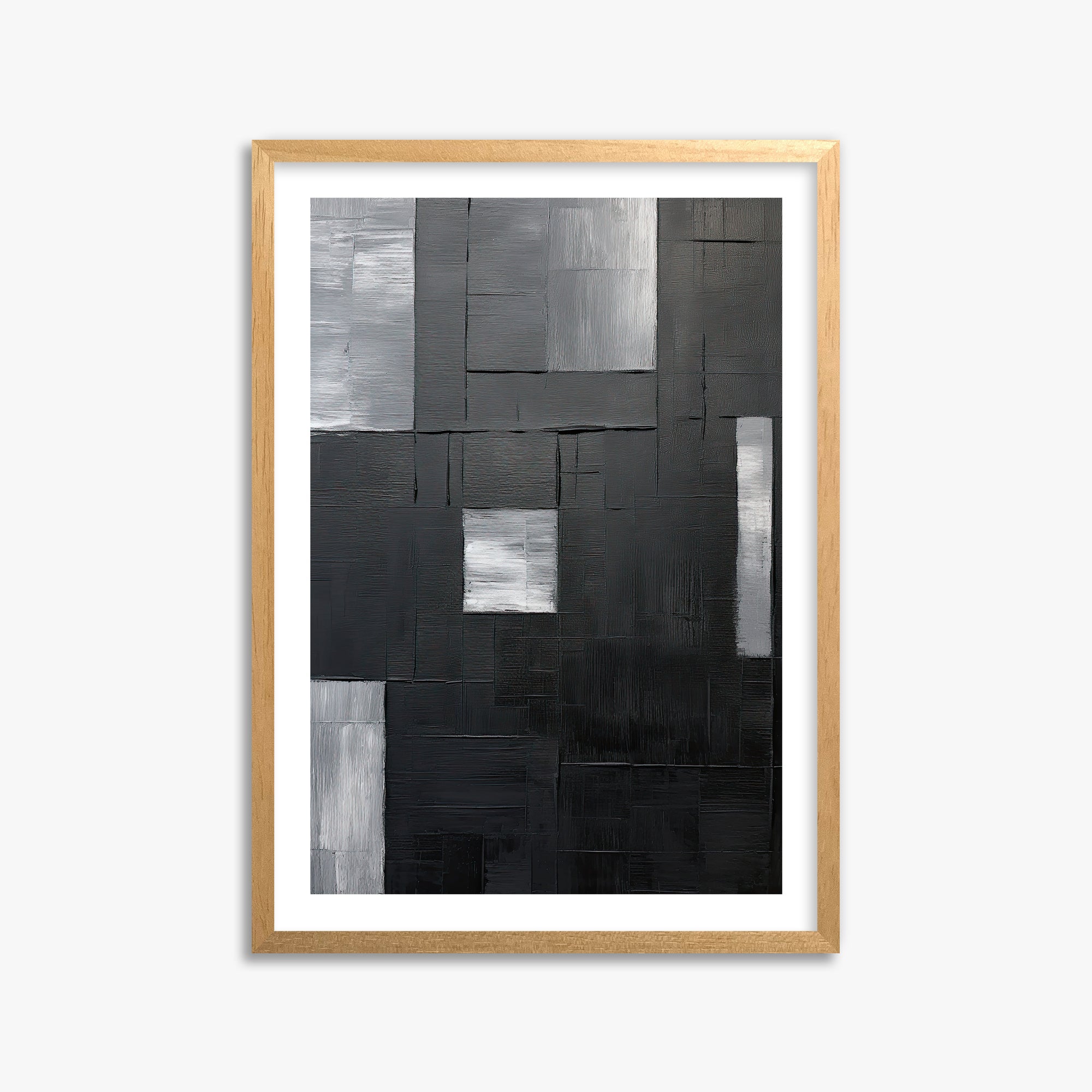 Urban Mosaic, 50x70cm Oak Framed Art Reproduction