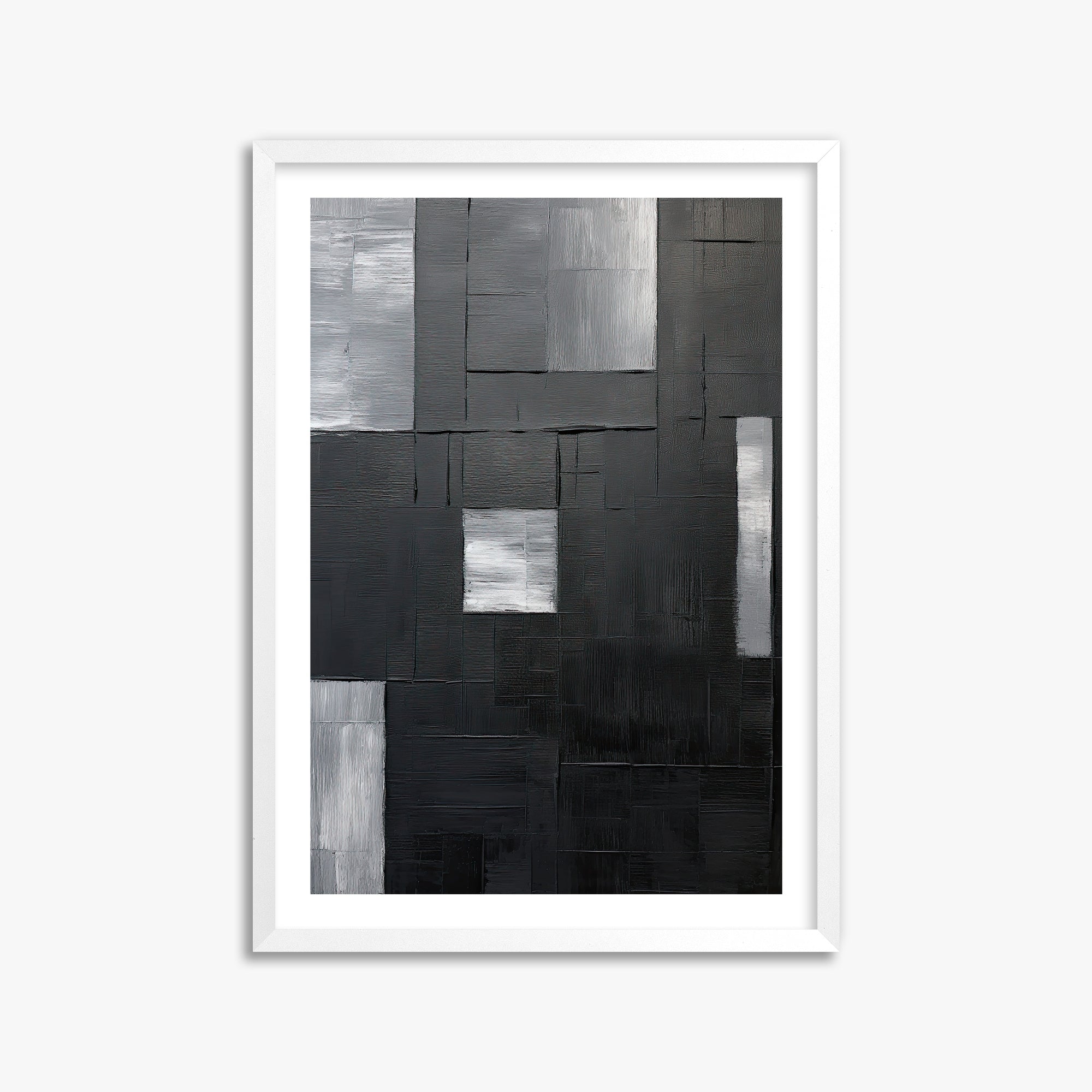 Urban Mosaic, 50x70cm Whitek Framed Art Reproduction