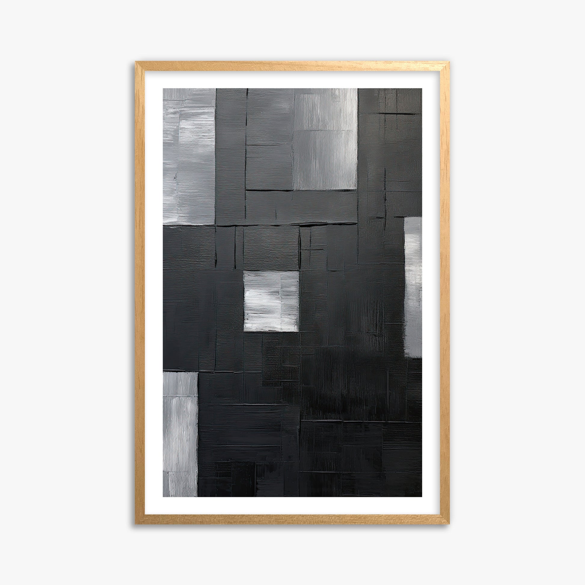 Urban Mosaic, 61x91cm Oak Framed Art Reproduction