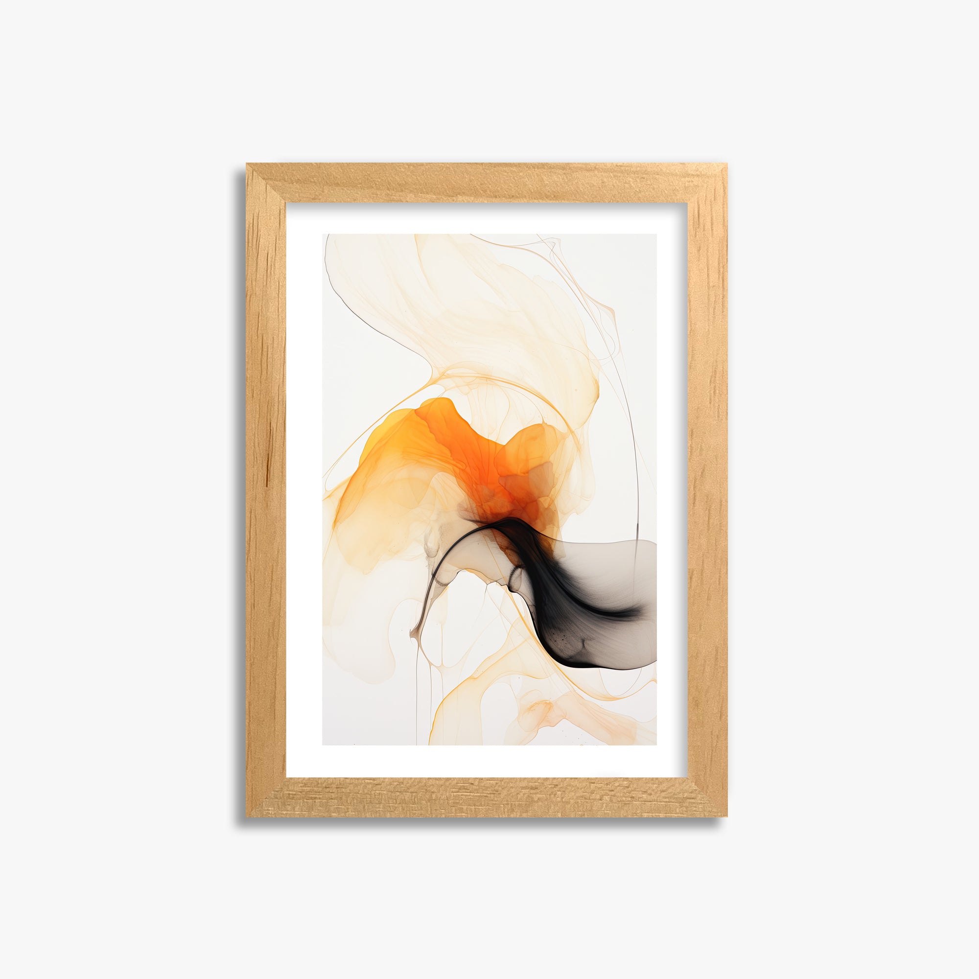 Crimson Veil, 21x30cm Oak Framed Art Reproduction