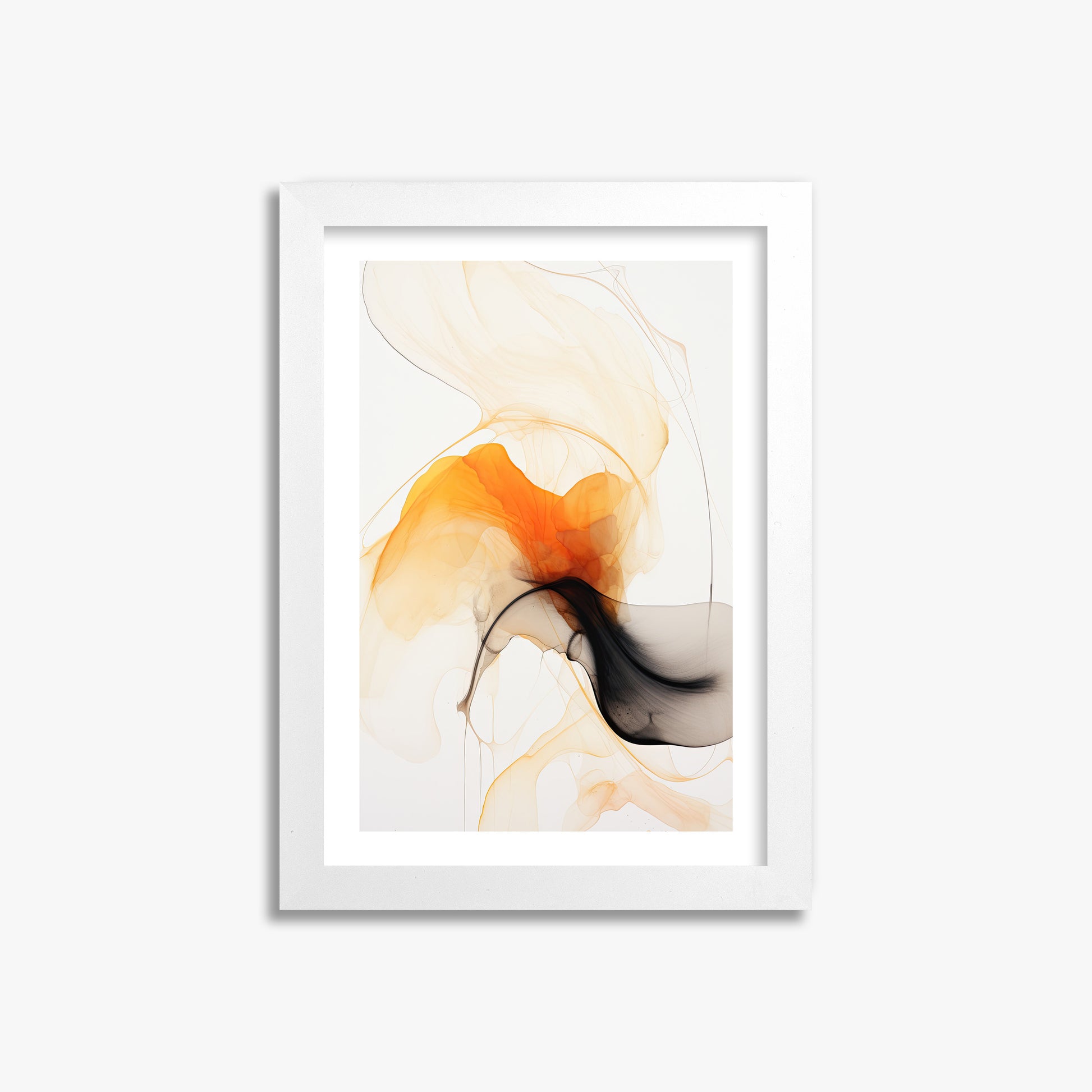 Crimson Veil, 21x30cm Whitek Framed Art Reproduction