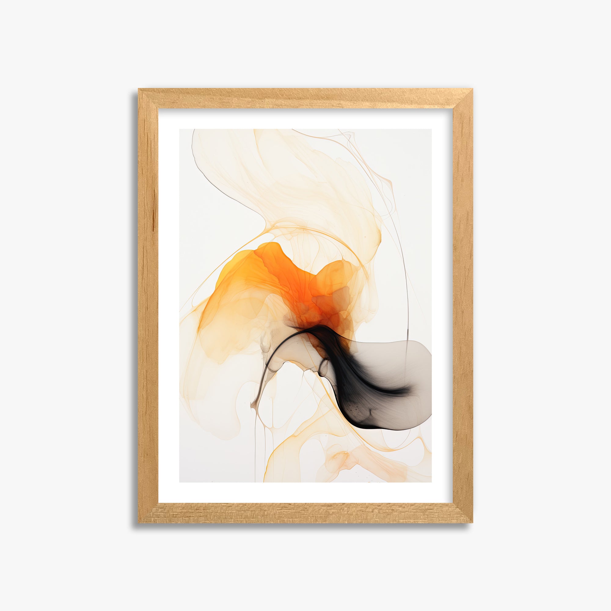 Crimson Veil, 30x40cm Oak Framed Art Reproduction