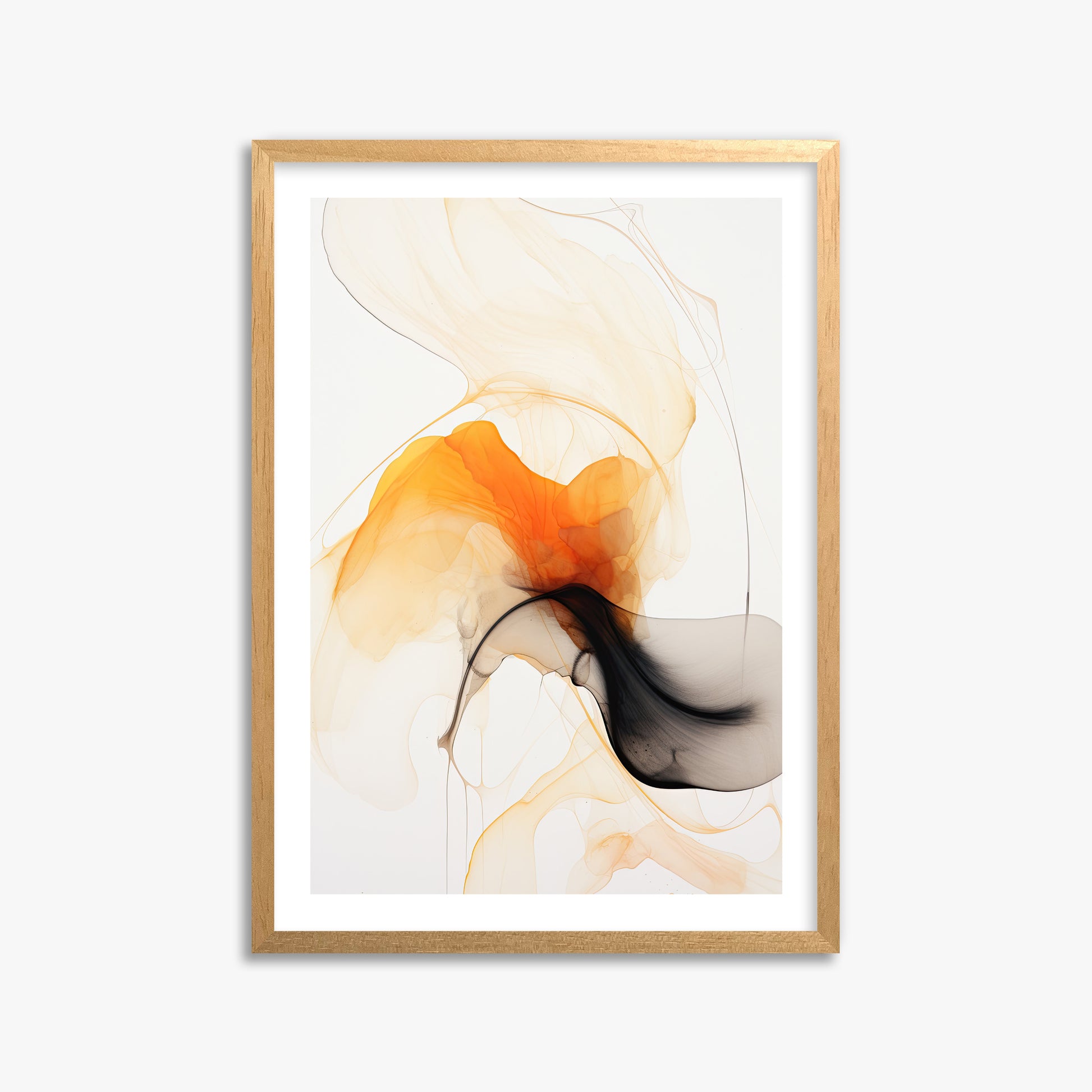 Crimson Veil, 50x70cm Oak Framed Art Reproduction