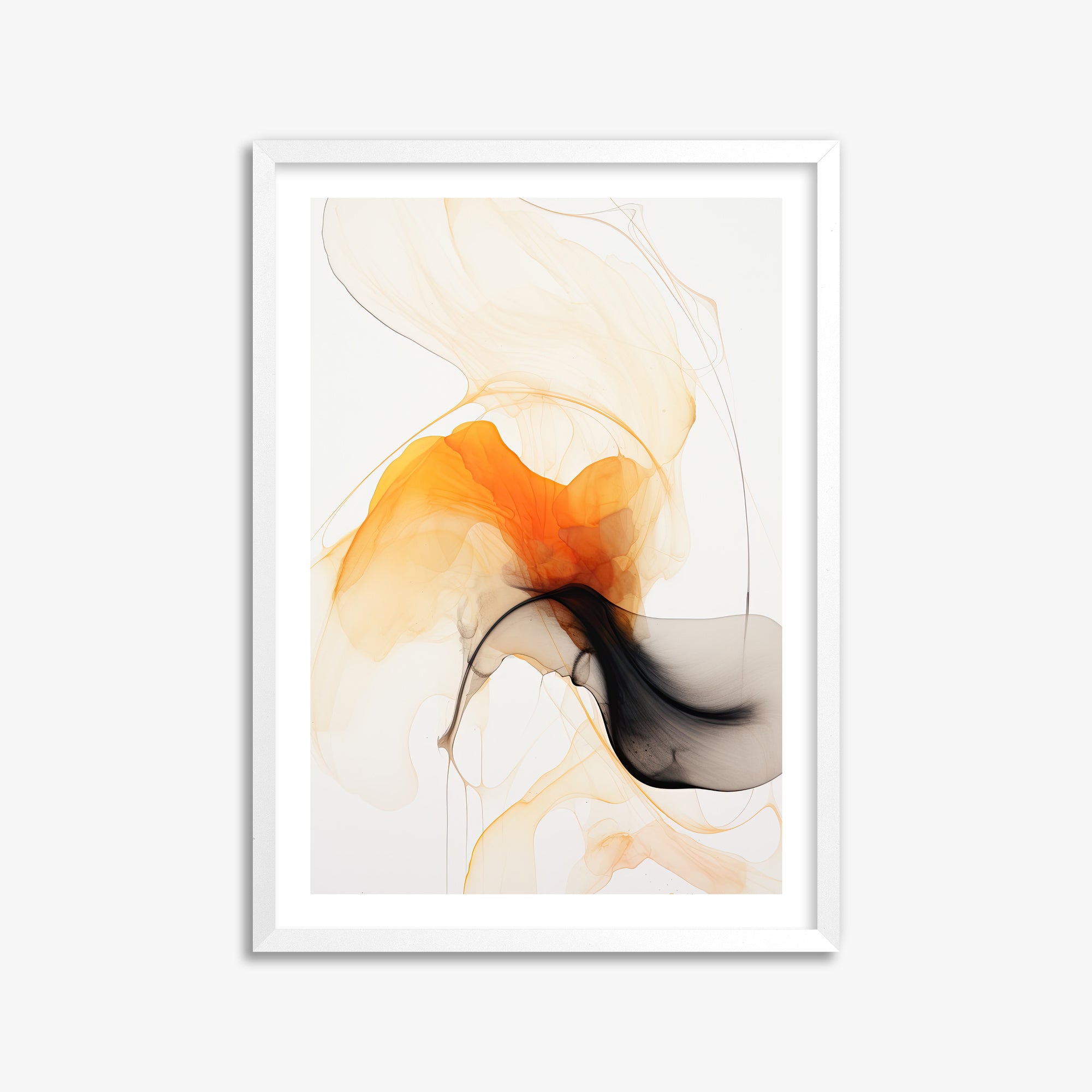 Crimson Veil, 50x70cm Whitek Framed Art Reproduction