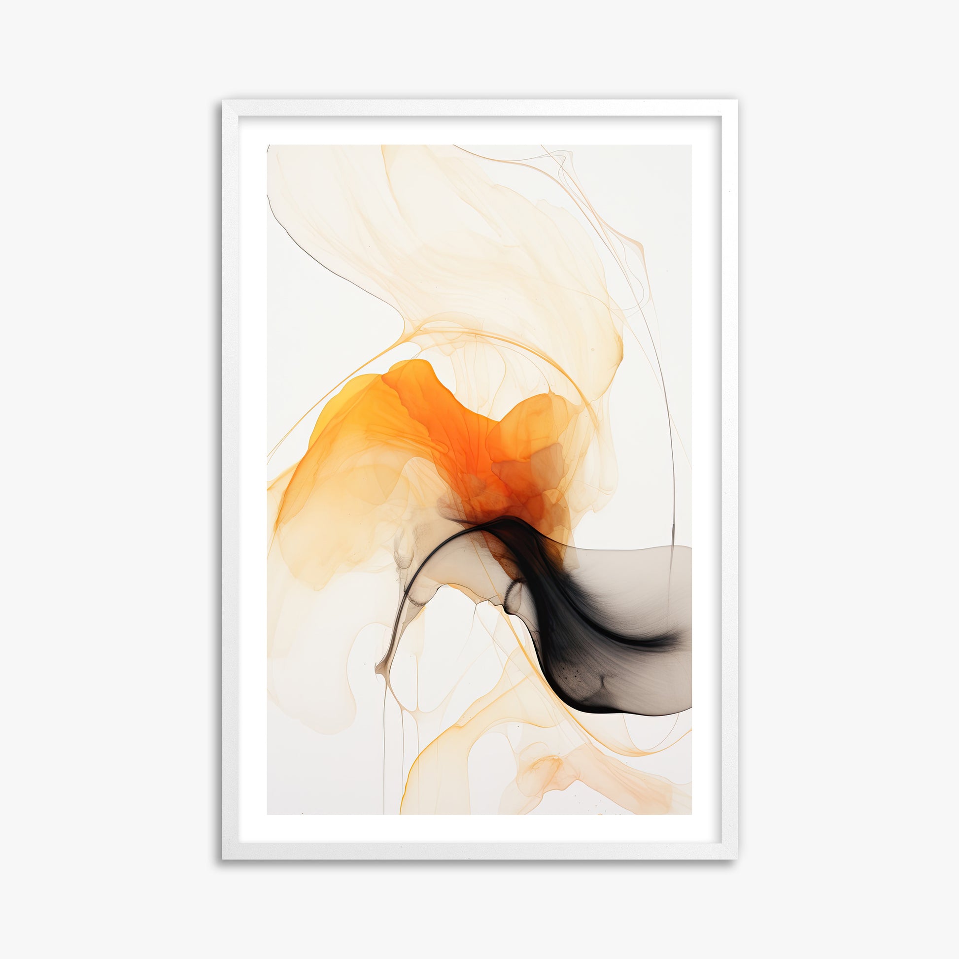 Crimson Veil, 61x91cm Whitek Framed Art Reproduction