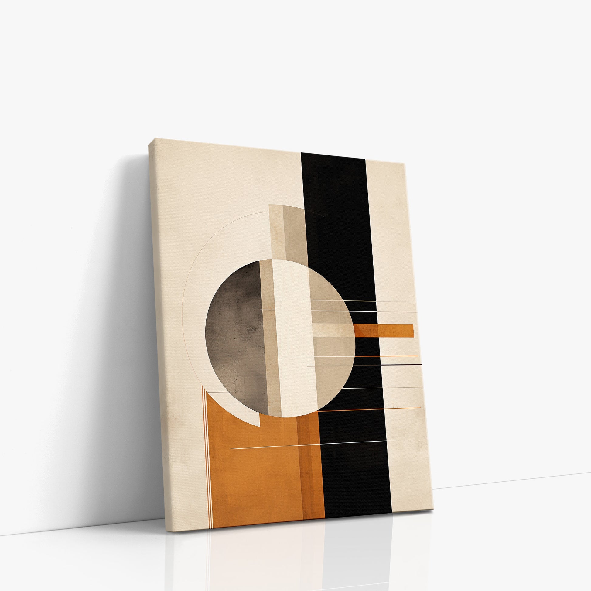 Bauhaus Equilibrium, 30x40cm Satin Canvas Art Reproduction Left Angle