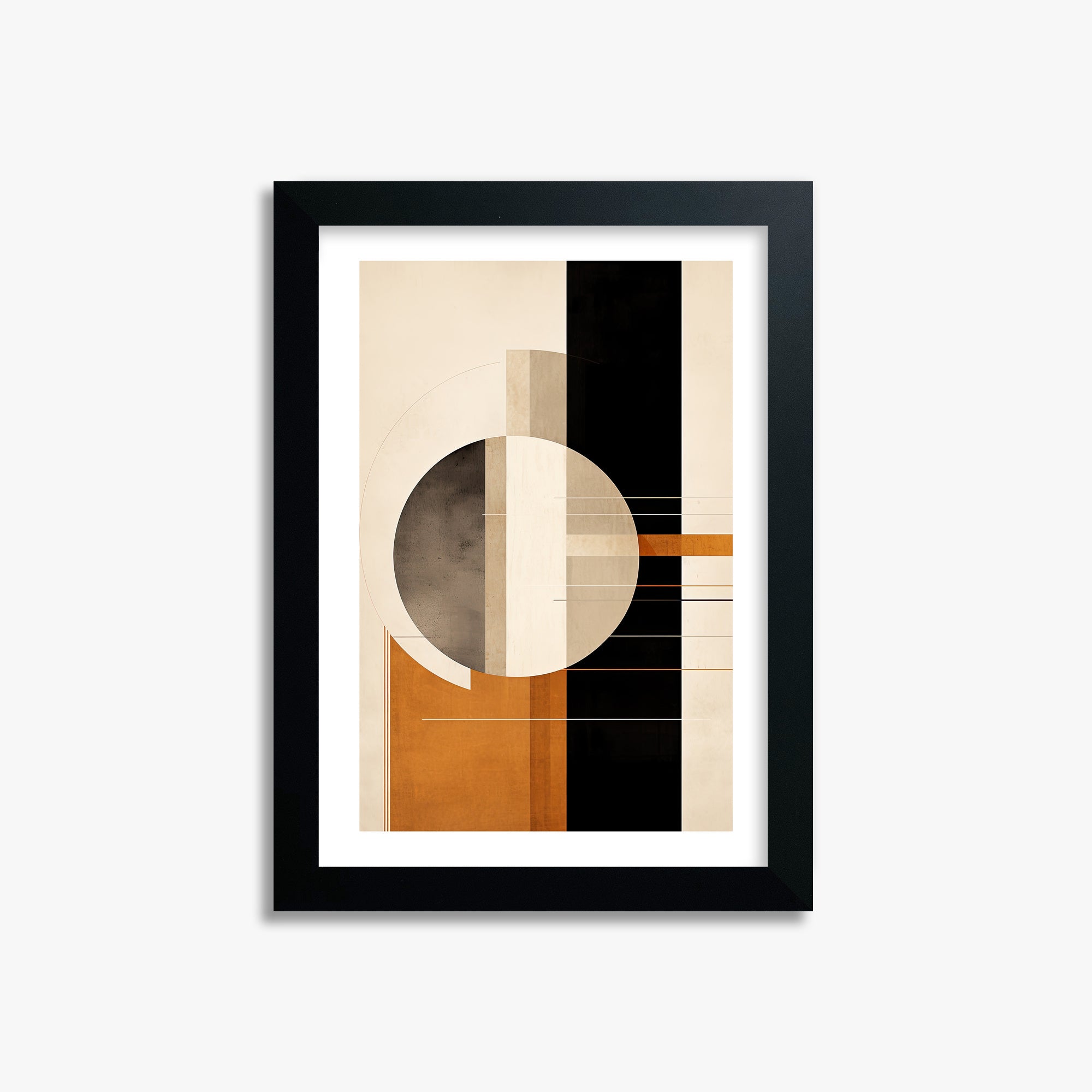 Bauhaus Equilibrium, 21x30cm Black Framed Art Reproduction