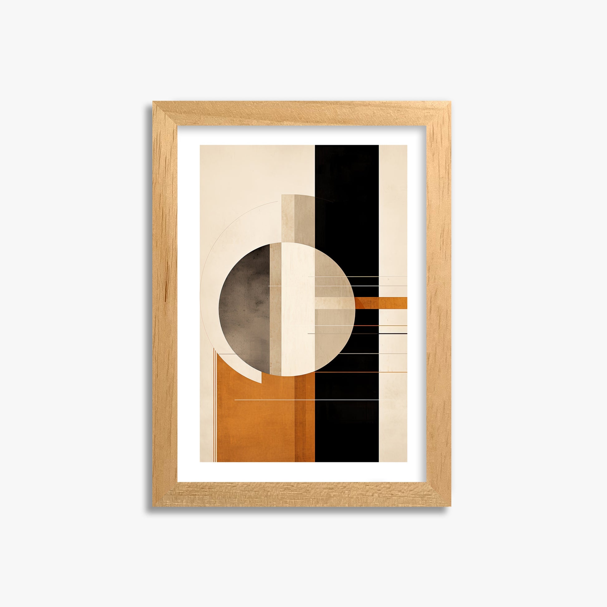Bauhaus Equilibrium, 21x30cm Oak Framed Art Reproduction