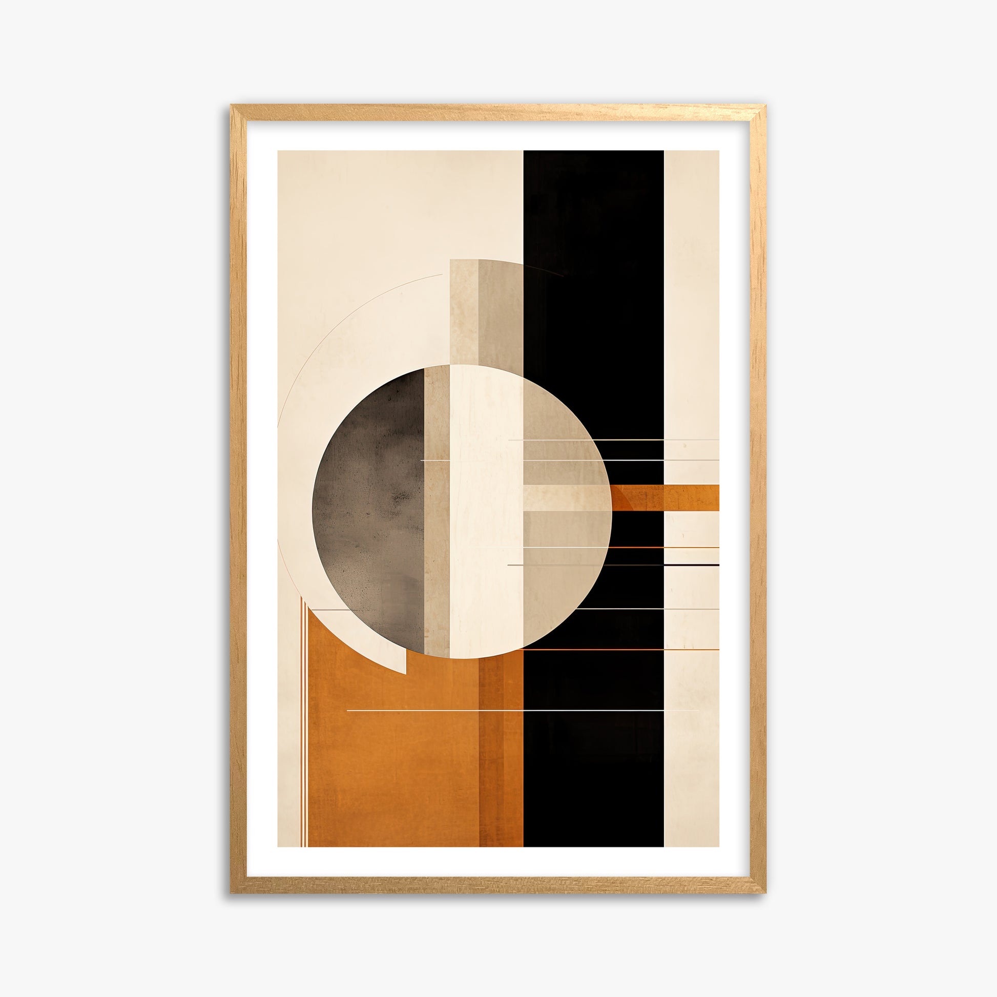 Bauhaus Equilibrium, 61x91cm Oak Framed Art Reproduction