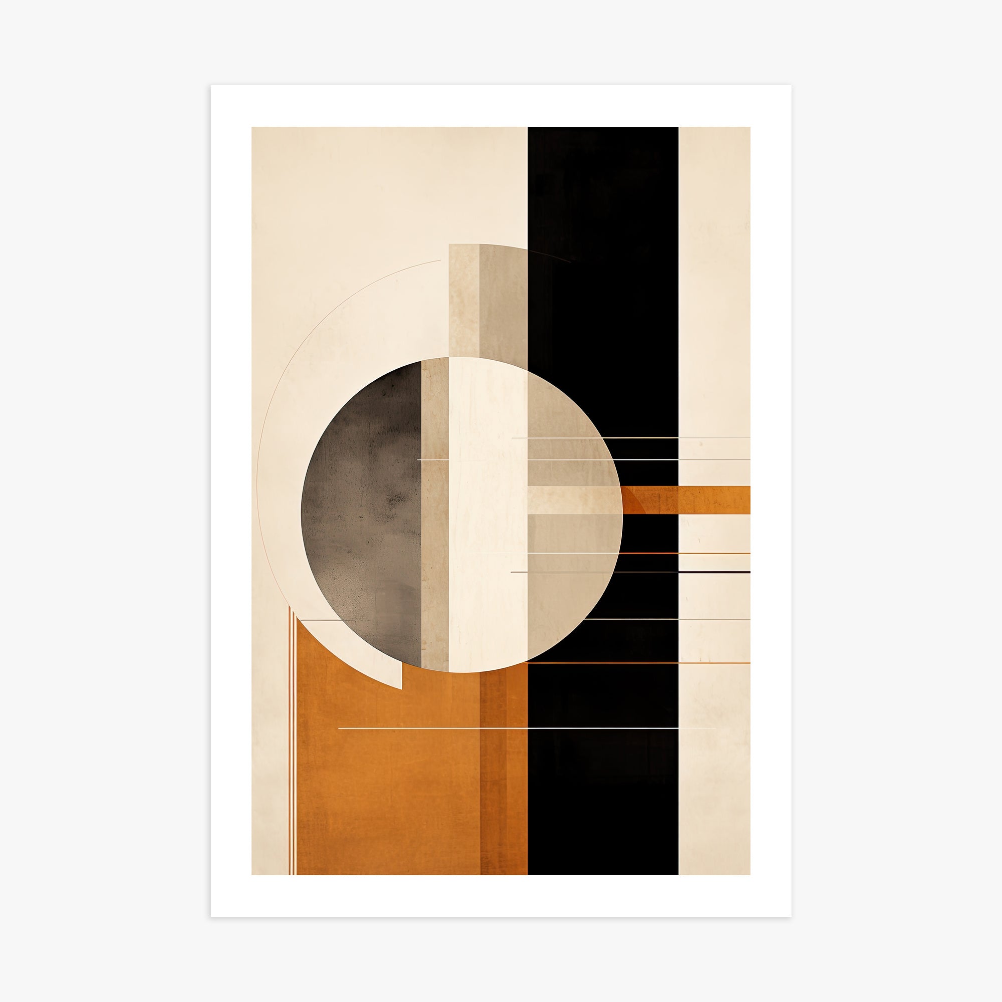 Bauhaus Equilibrium, 70x100cm Printed Poster