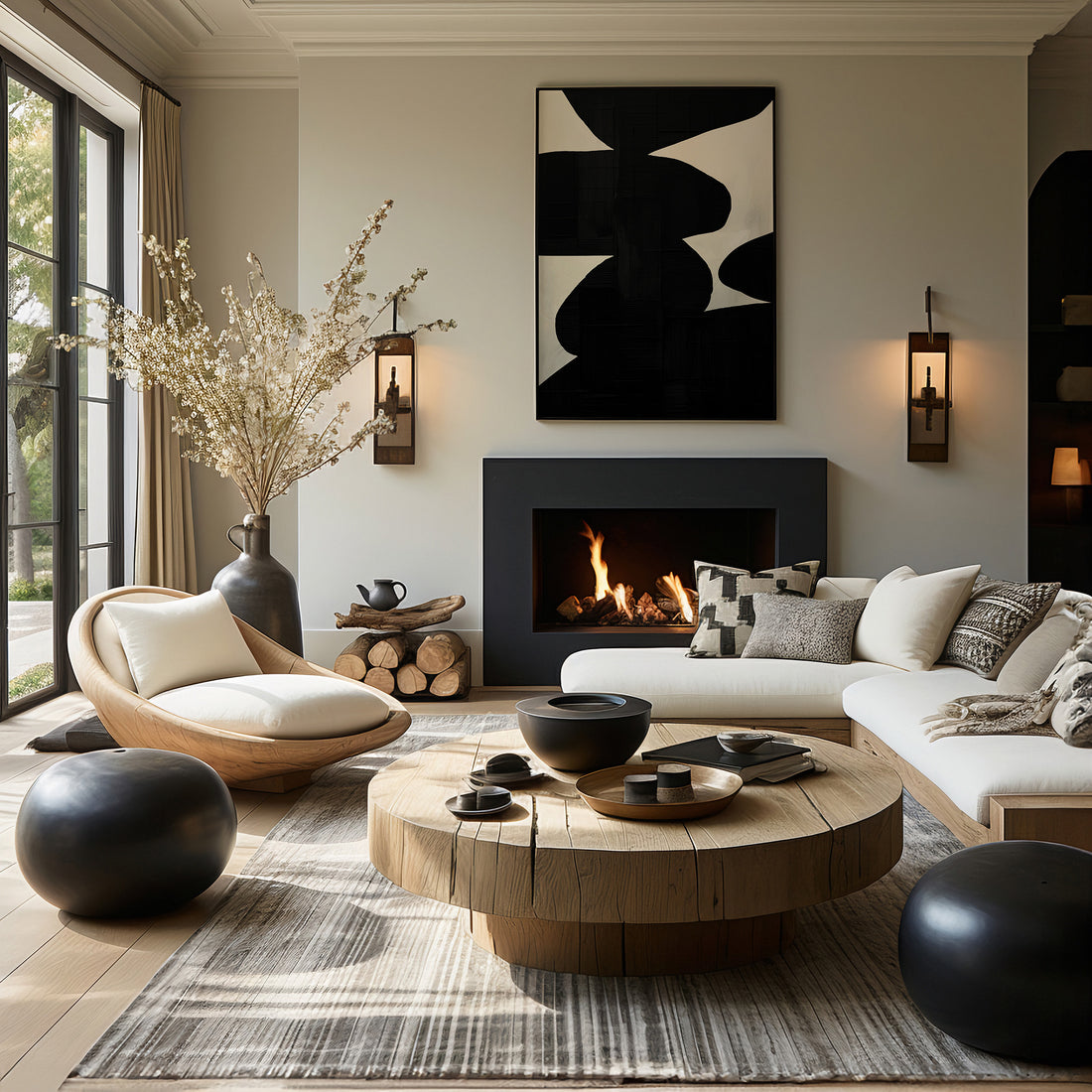 Shattered Form, 50x70cm Framed Poster With Black Frame