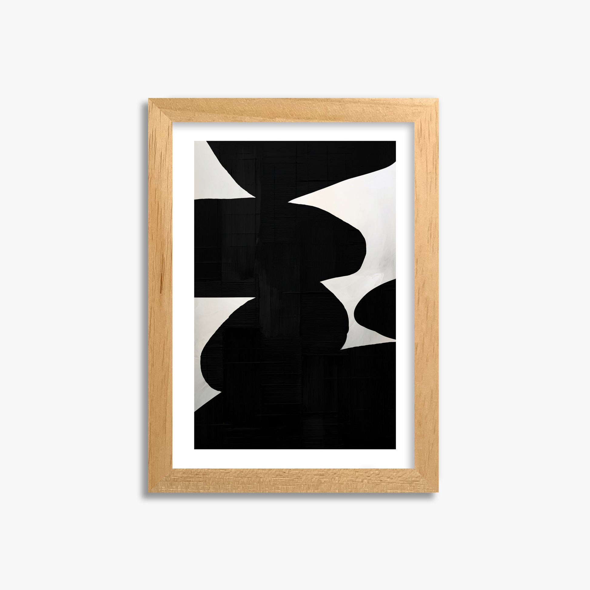 Shattered Form, 21x30cm Oak Framed Art Reproduction