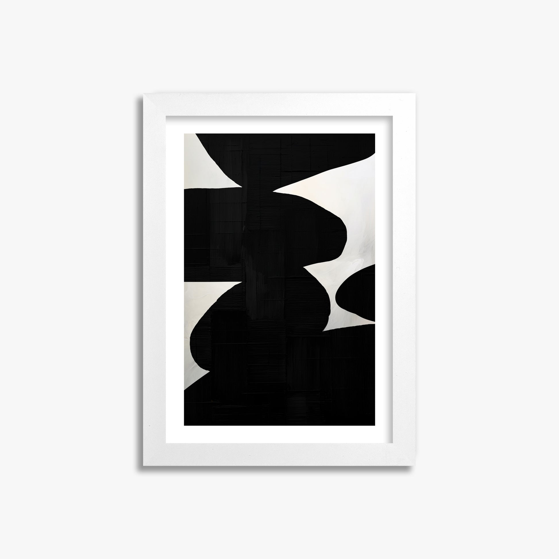 Shattered Form, 21x30cm Whitek Framed Art Reproduction